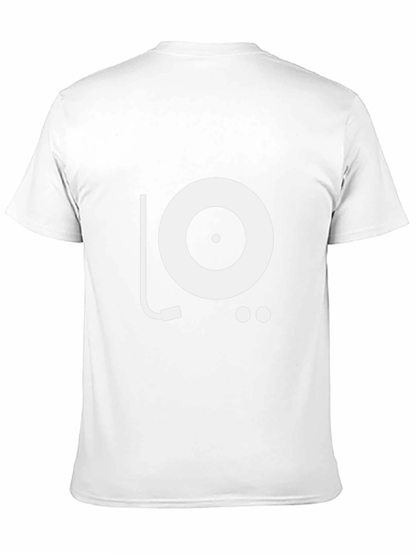 Turntable Graphic Tee - Black Cotton T-Shirt