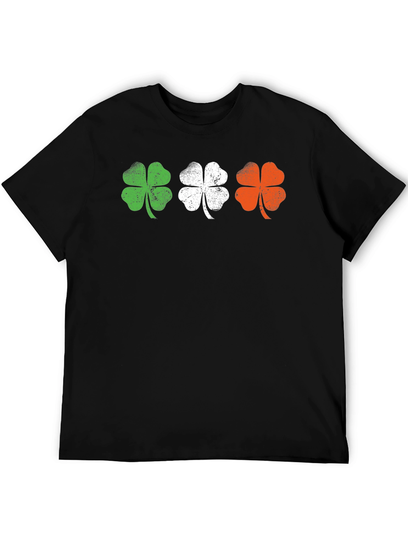 Irish Flag Shamrock Graphic Tee - St. Patricks Day