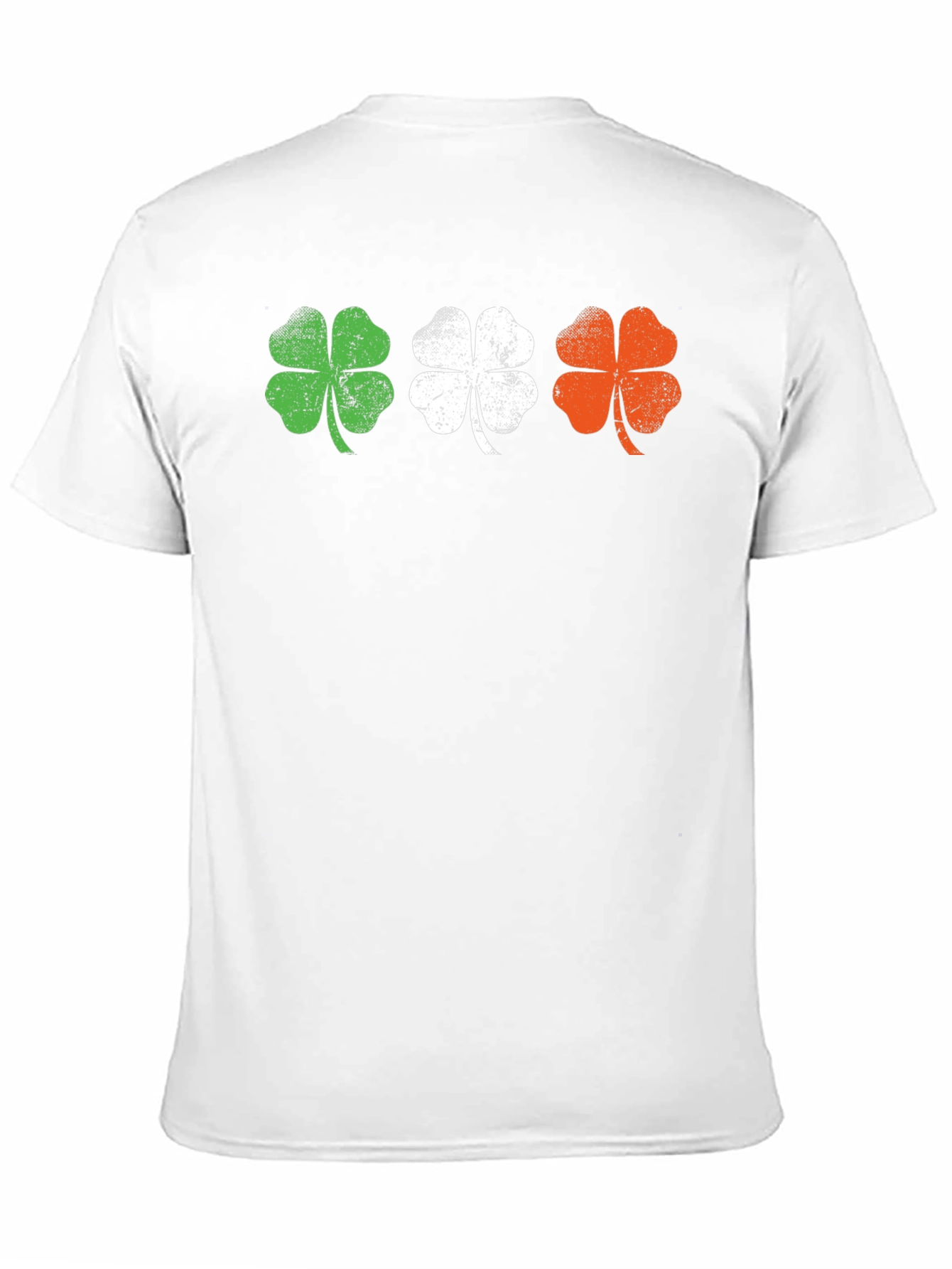 Irish Flag Shamrock Graphic Tee - St. Patricks Day