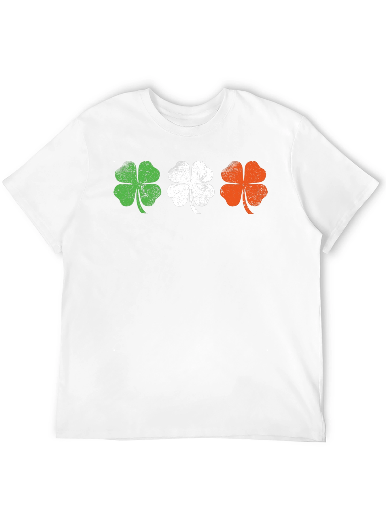 Irish Flag Shamrock Graphic Tee - St. Patricks Day