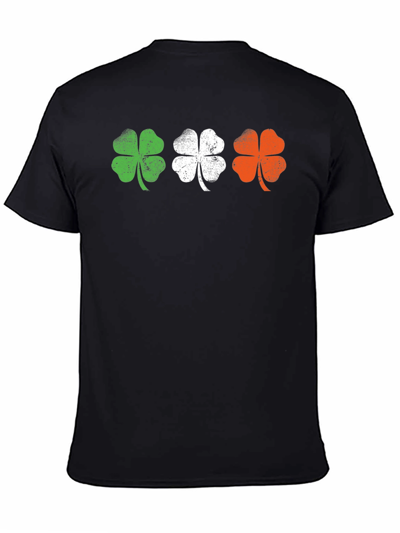Irish Flag Shamrock Graphic Tee - St. Patricks Day