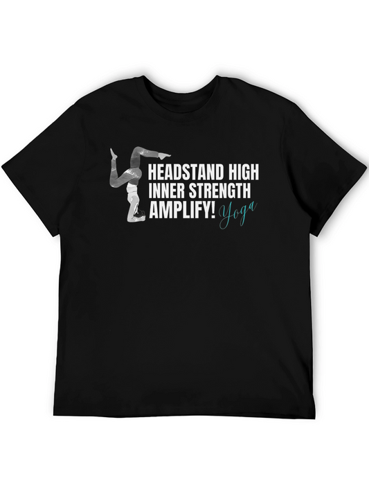 Yoga Headstand T-Shirt - Inner Strength