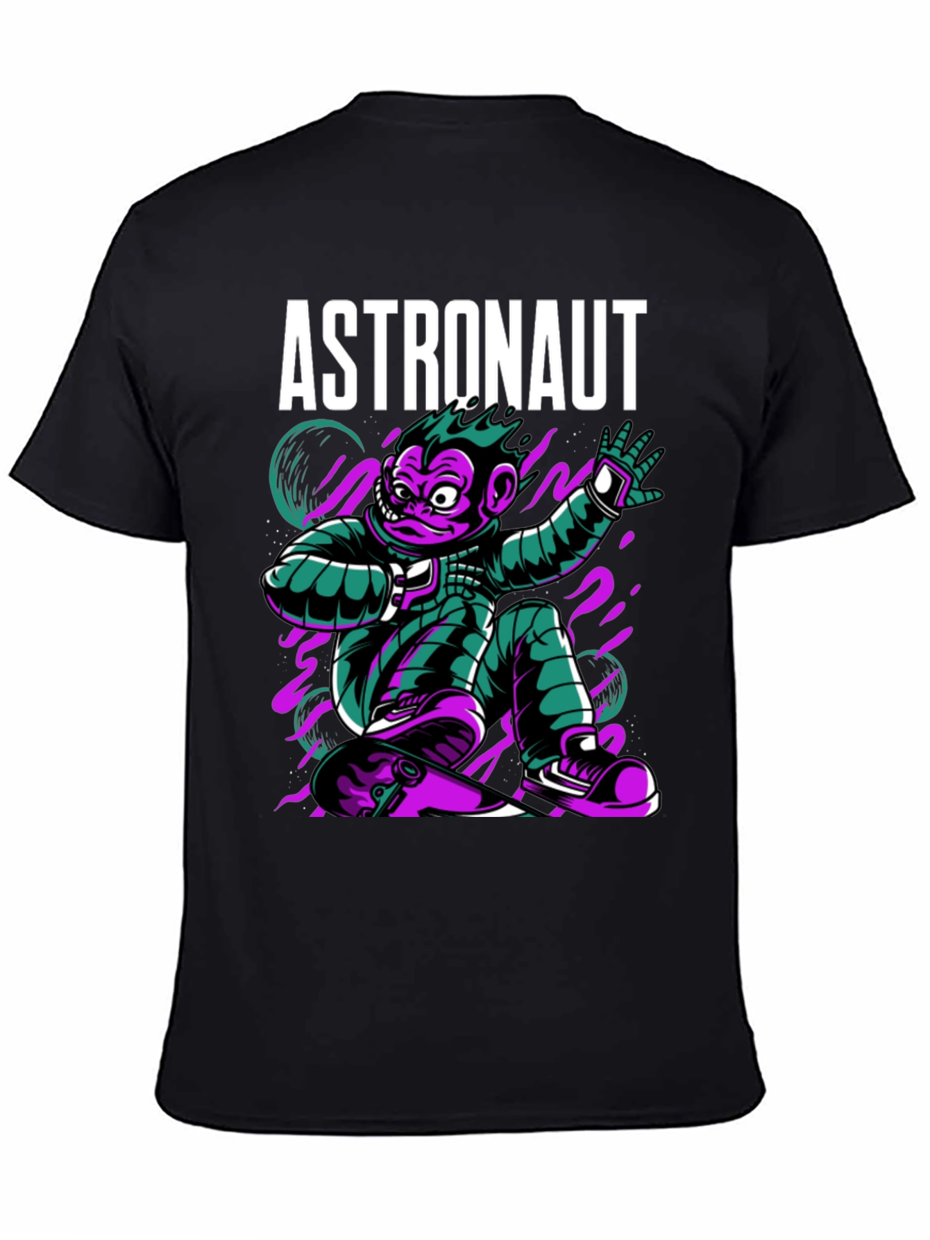 Astronaut Monkey Graphic T-Shirt