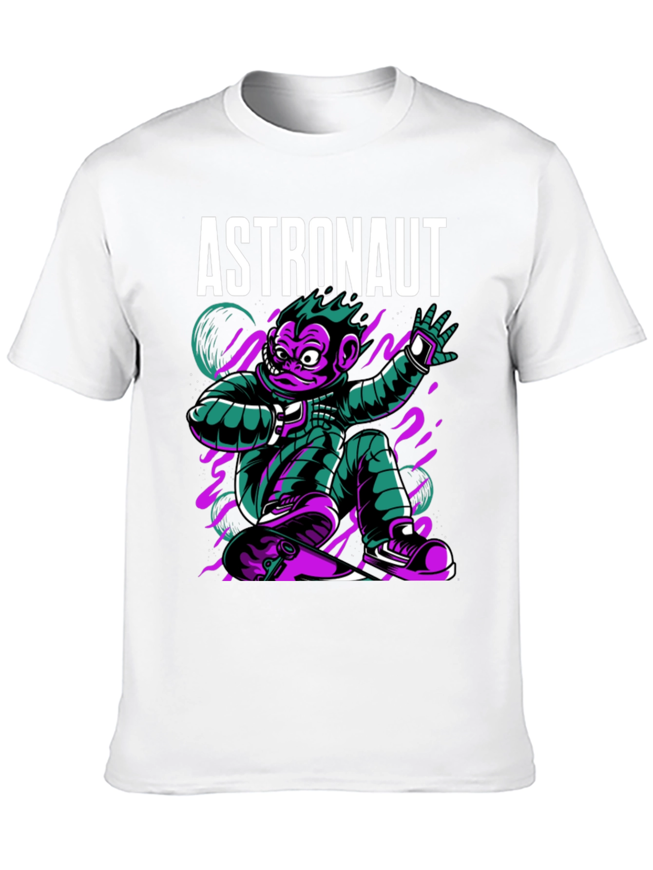 Astronaut Monkey Graphic T-Shirt