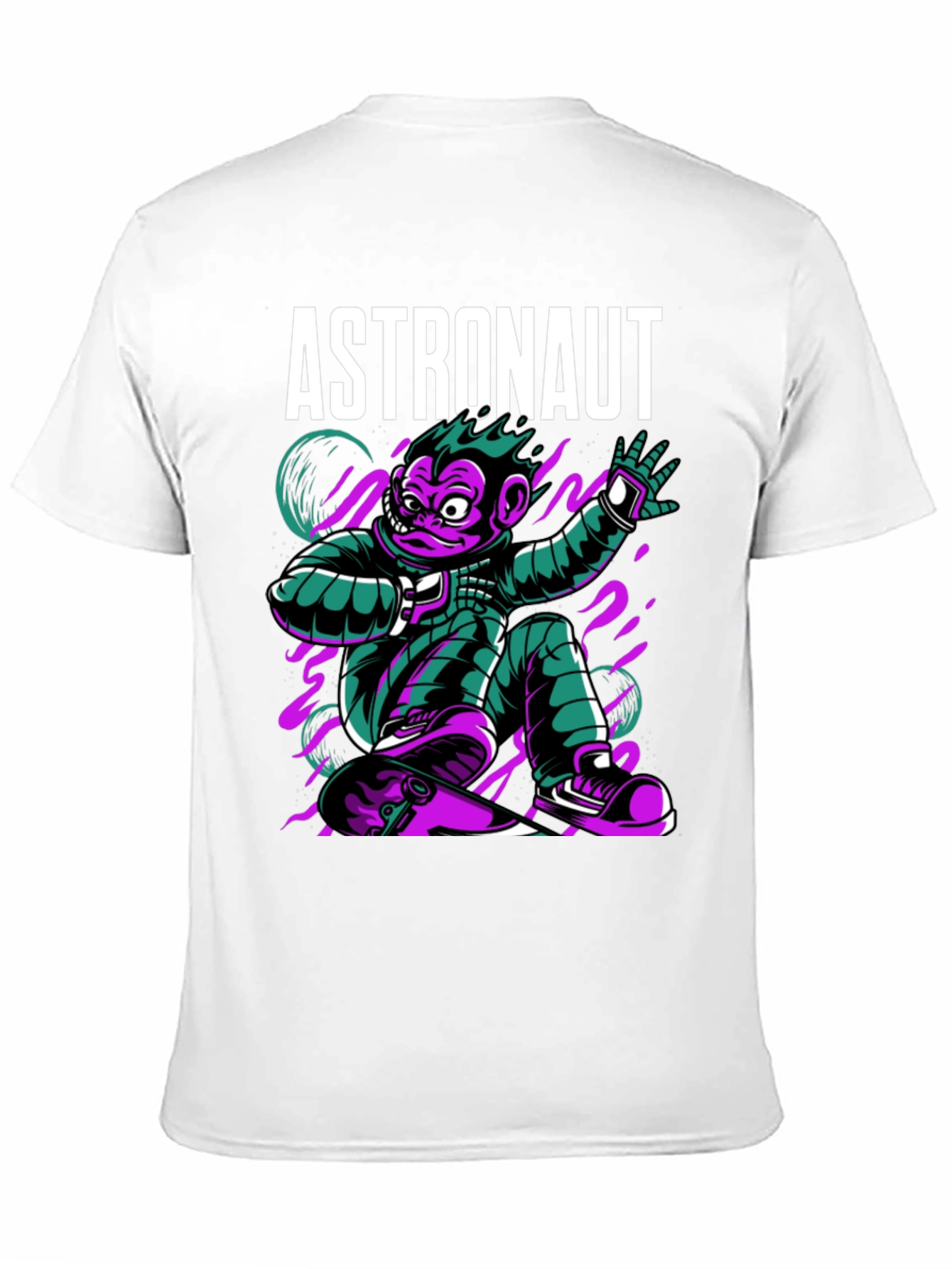 Astronaut Monkey Graphic T-Shirt