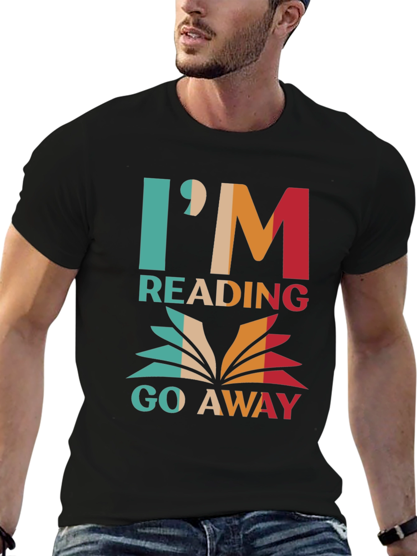 Im Reading Go Away Graphic Tee