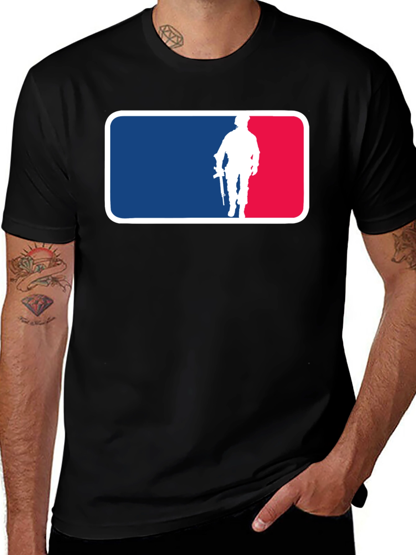 Military Silhouette T-Shirt