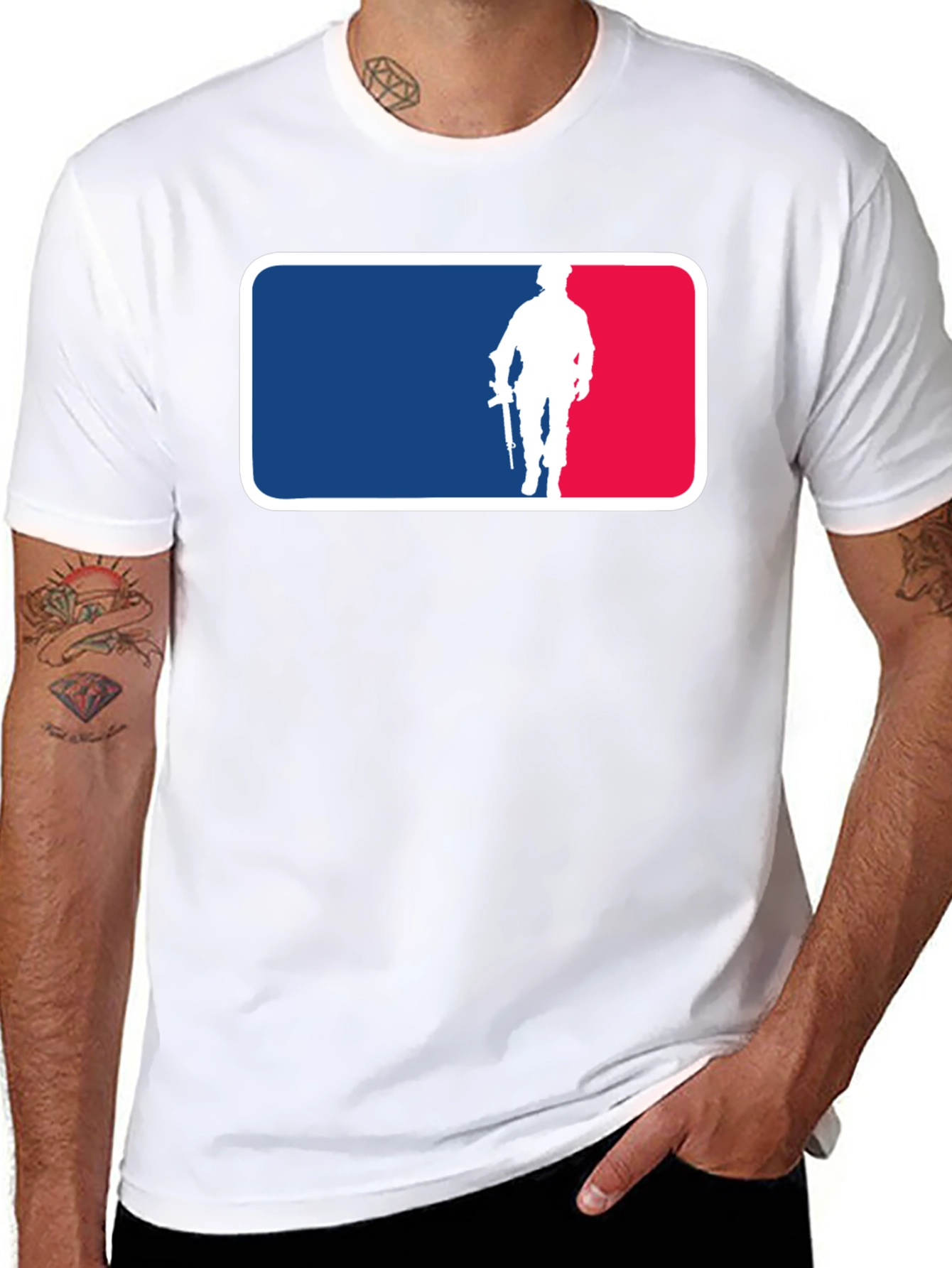 Military Silhouette T-Shirt