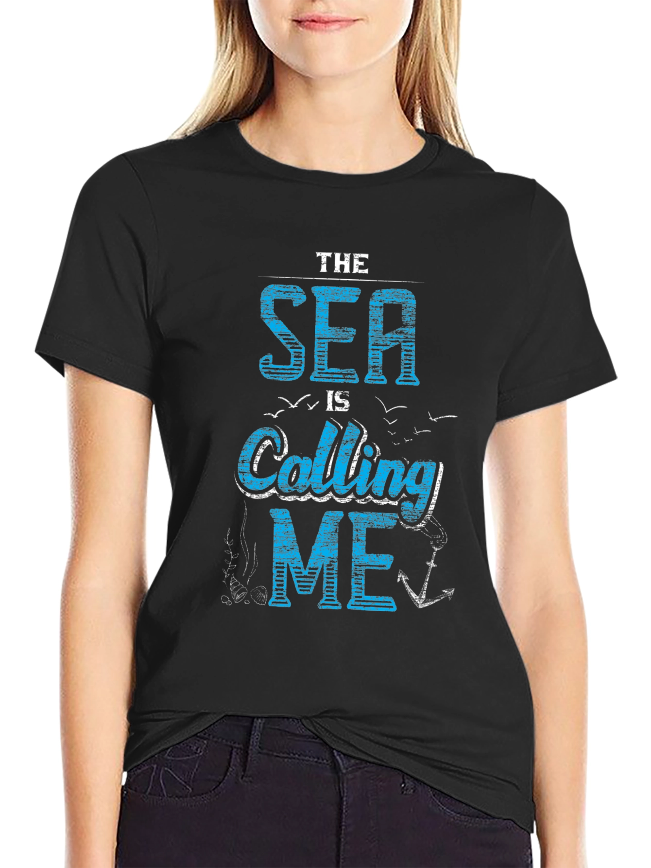 The Sea Is Calling Me - Mens Graphic T-Shirt