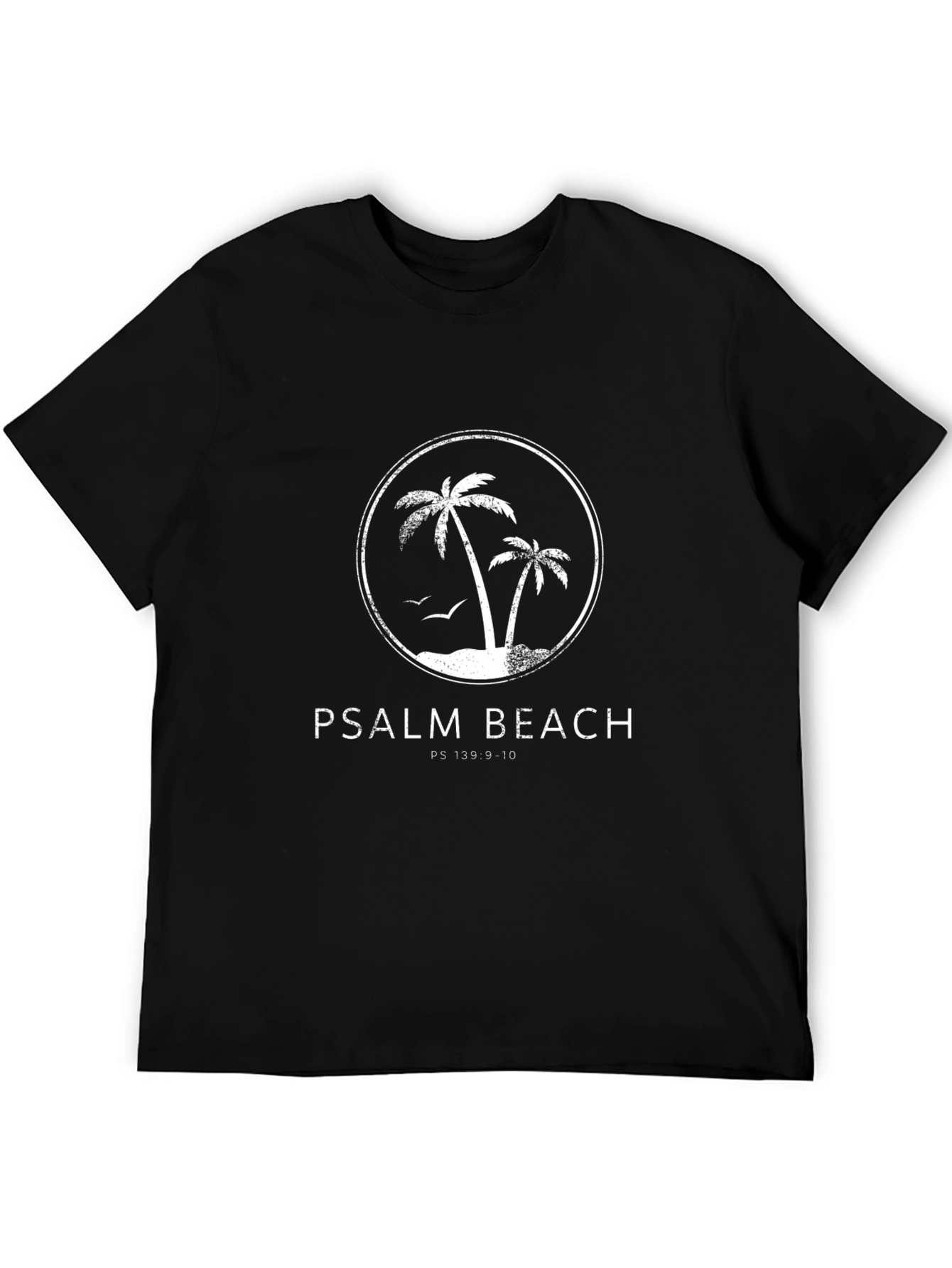 Psalm Beach Graphic T-Shirt - Black