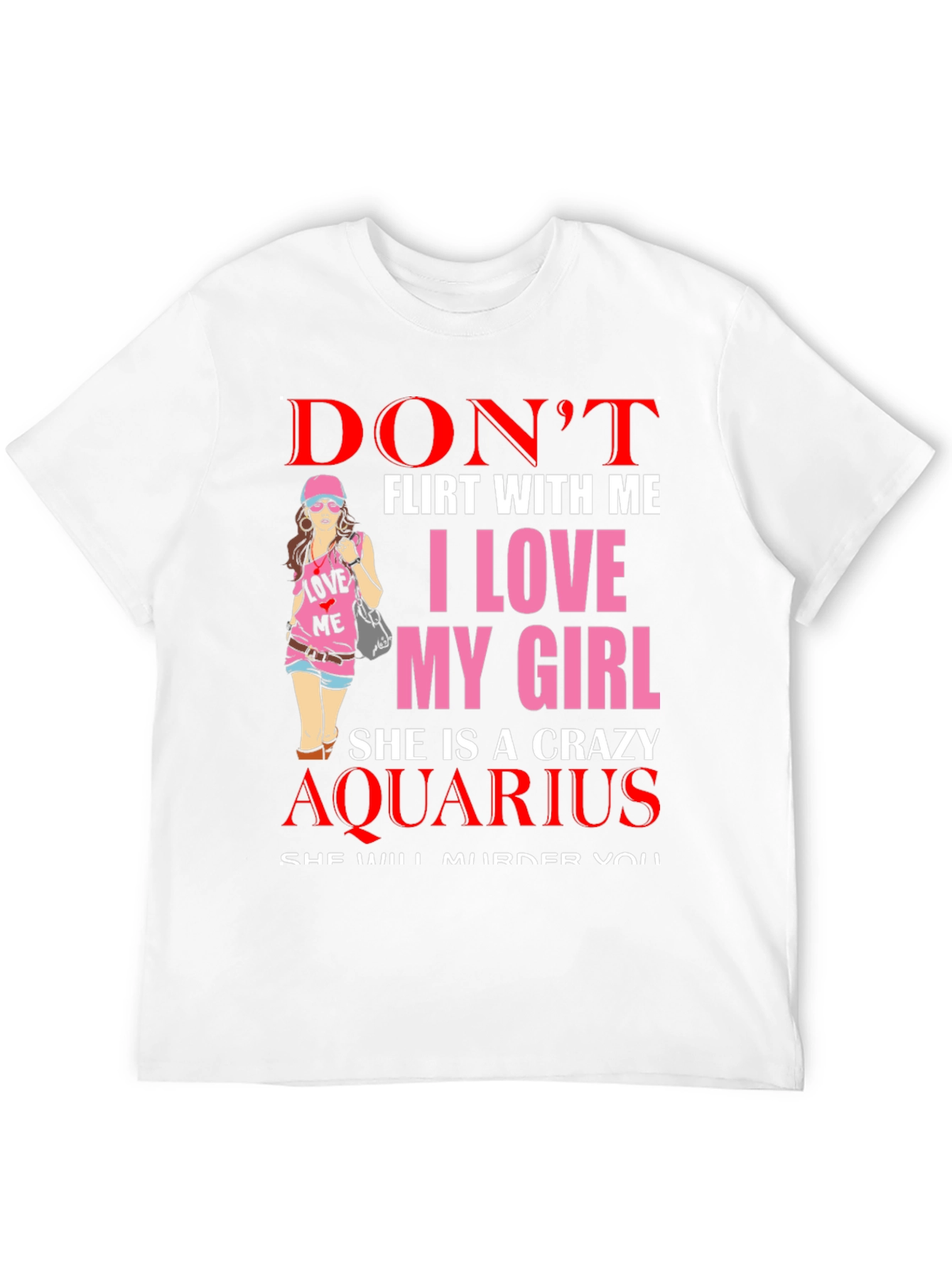 Crazy Aquarius Girl T-Shirt
