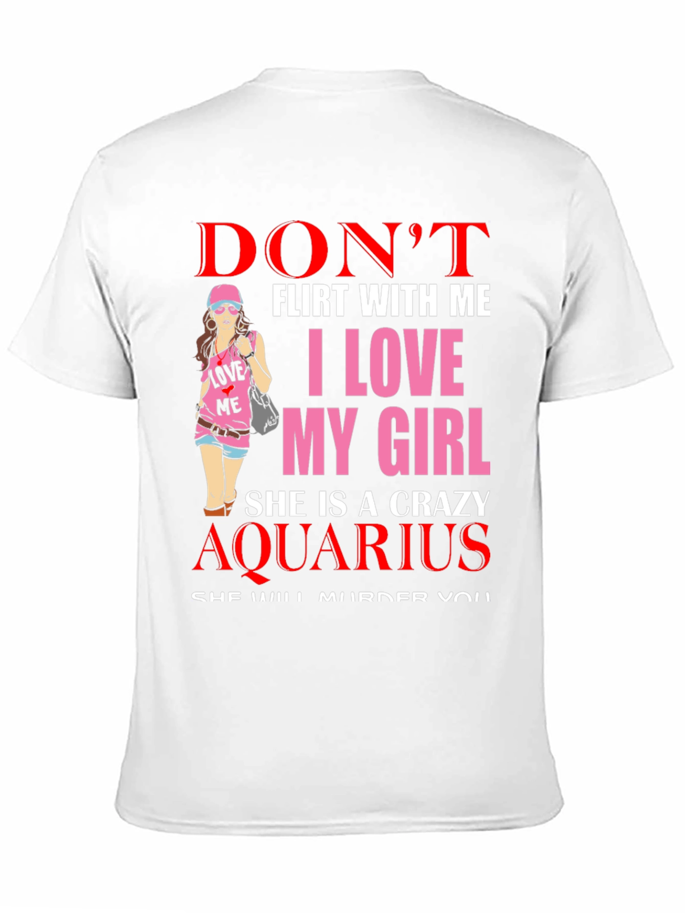 Crazy Aquarius Girl T-Shirt