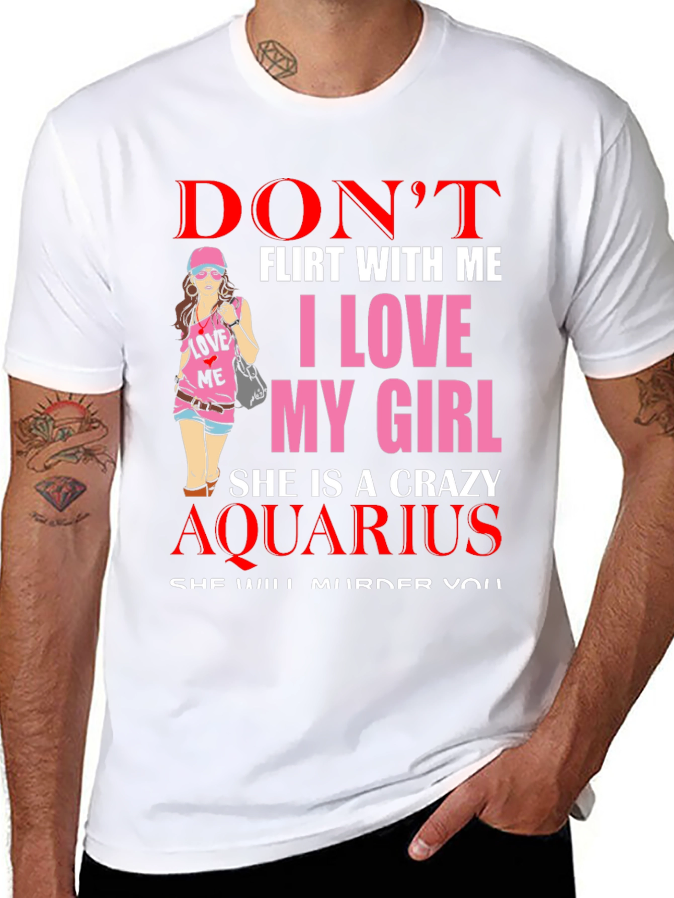 Crazy Aquarius Girl T-Shirt