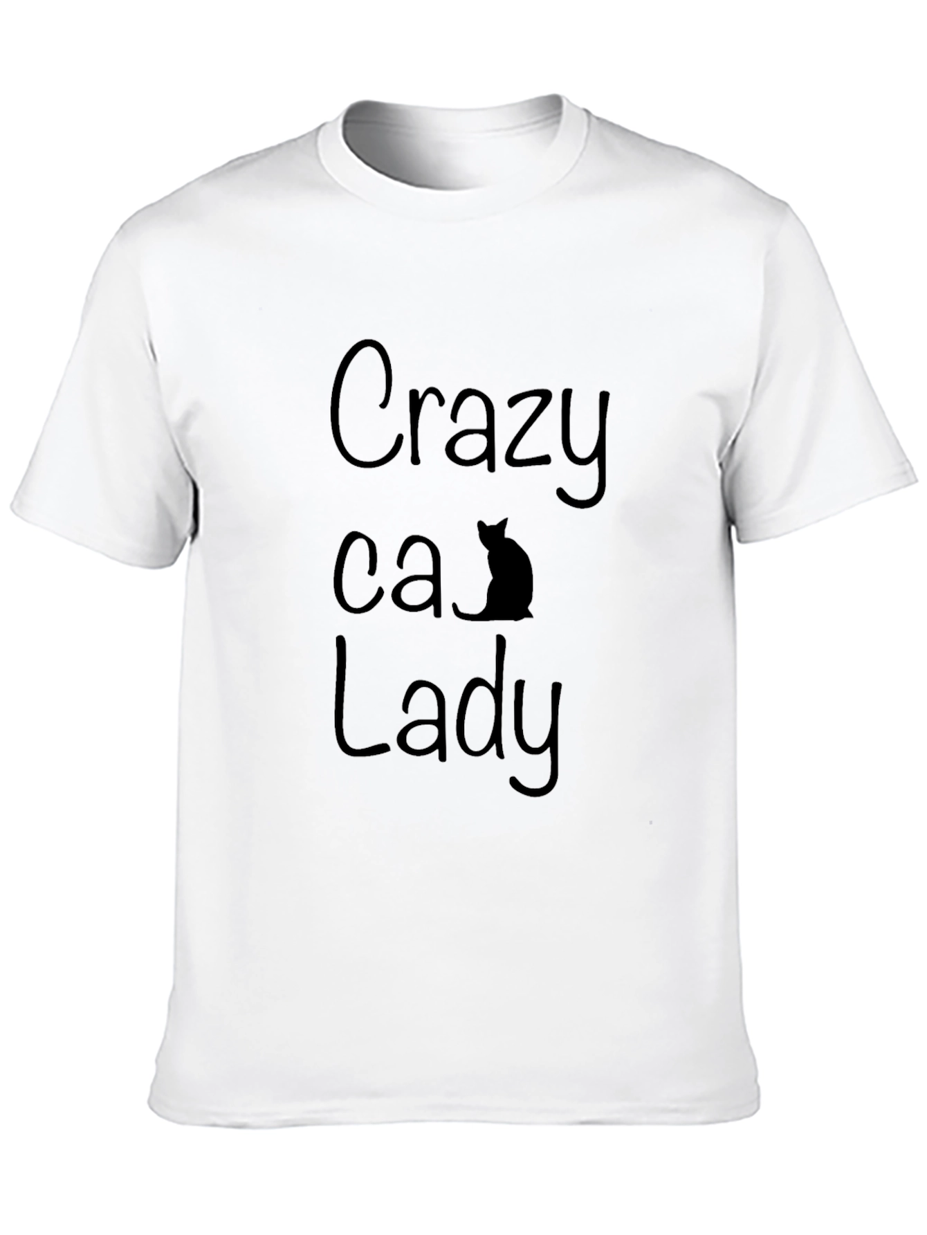 Crazy Cat Lady T-Shirt - Black