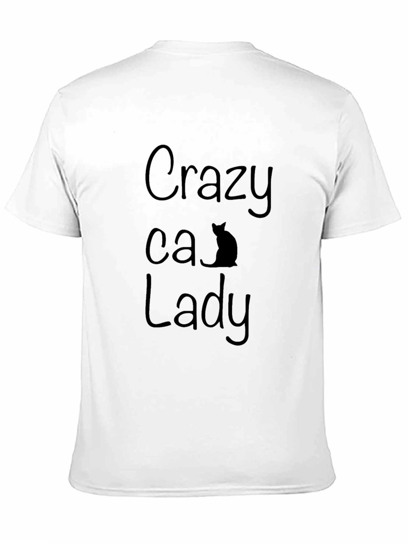 Crazy Cat Lady T-Shirt - Black