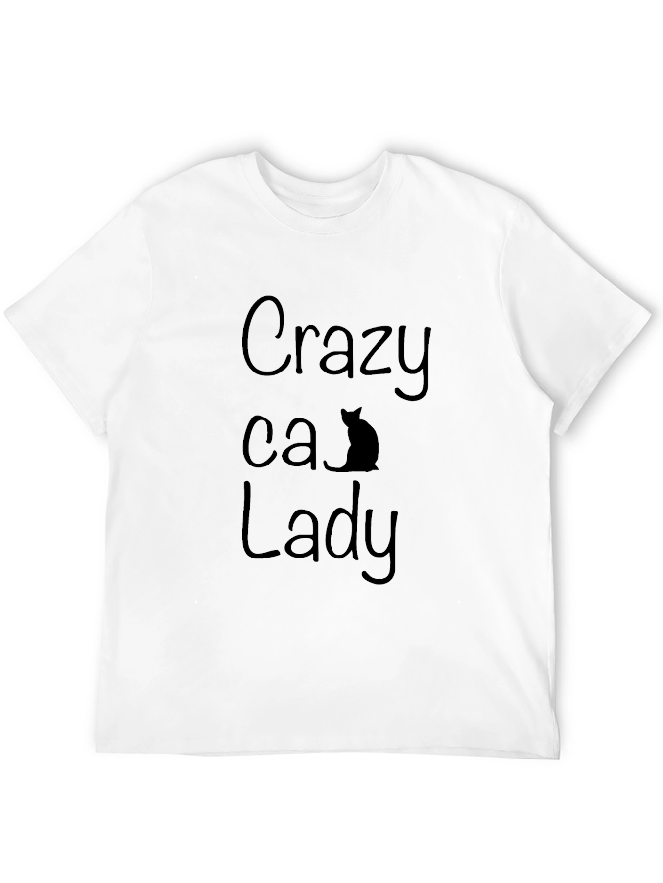 Crazy Cat Lady T-Shirt - Black