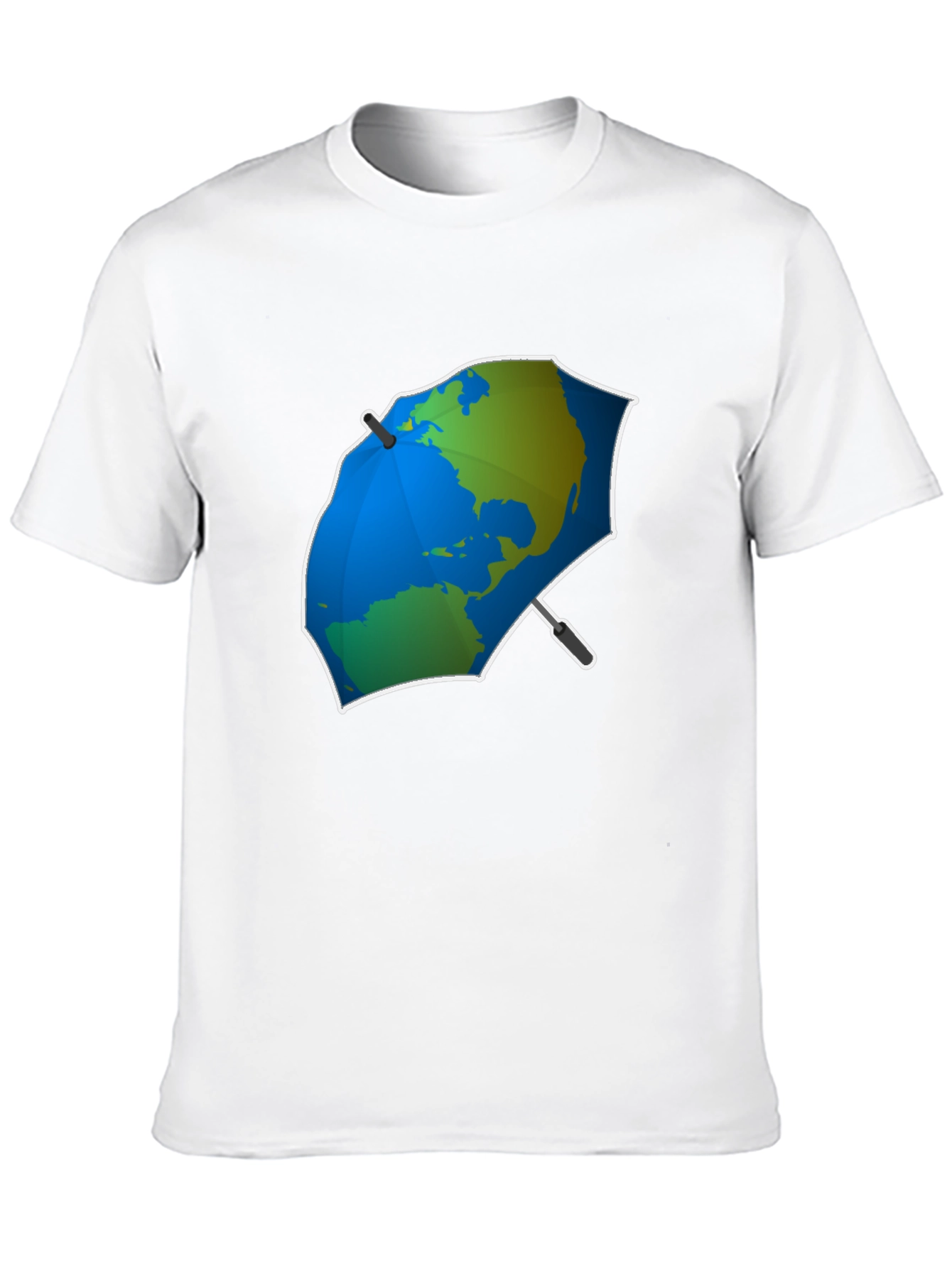Earth Umbrella Graphic Tee - Protect Our Planet