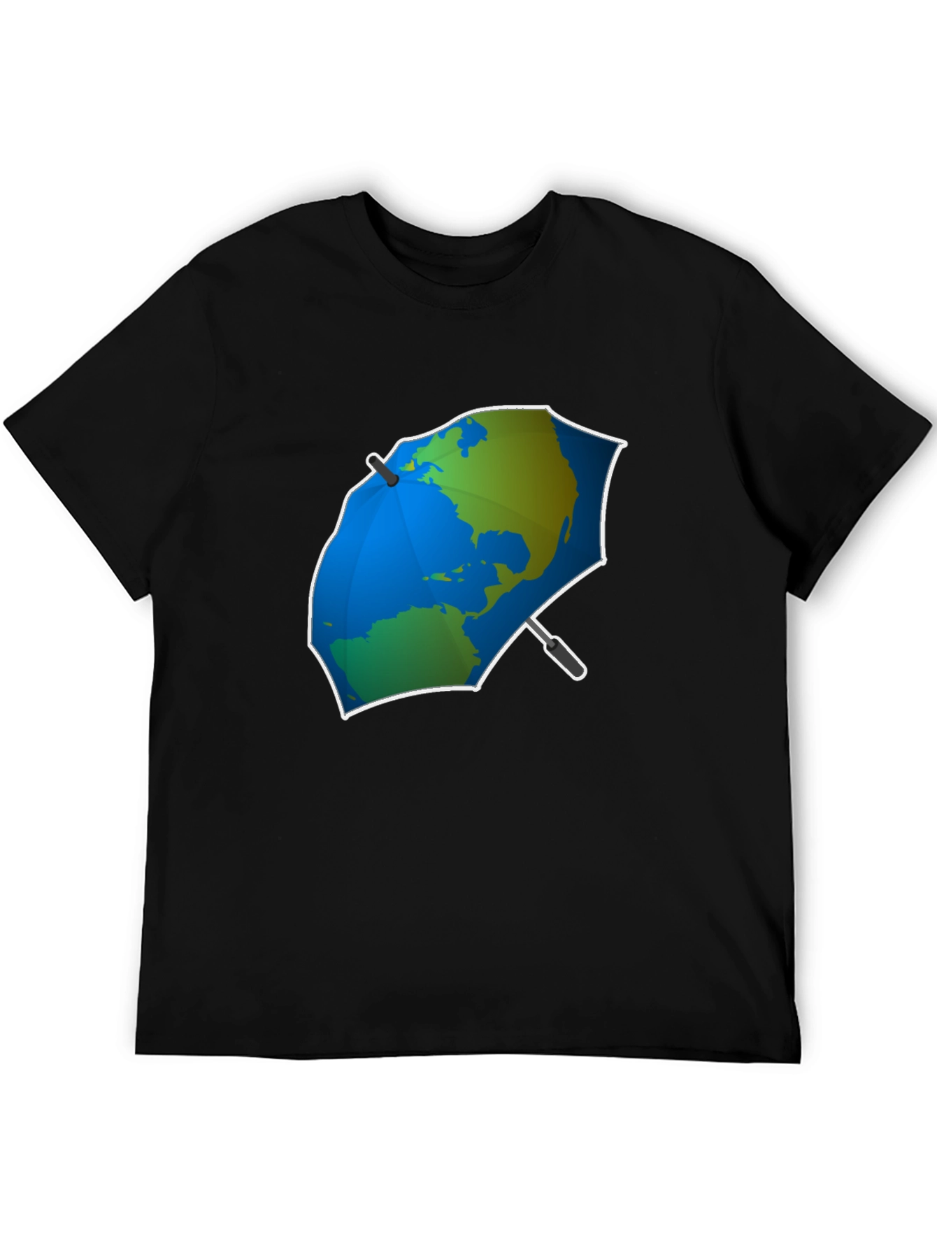 Earth Umbrella Graphic Tee - Protect Our Planet