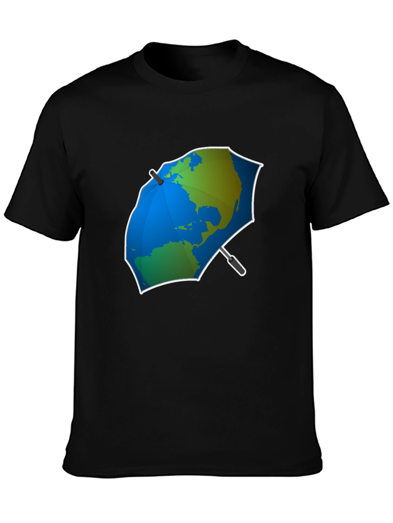 Earth Umbrella Graphic Tee - Protect Our Planet