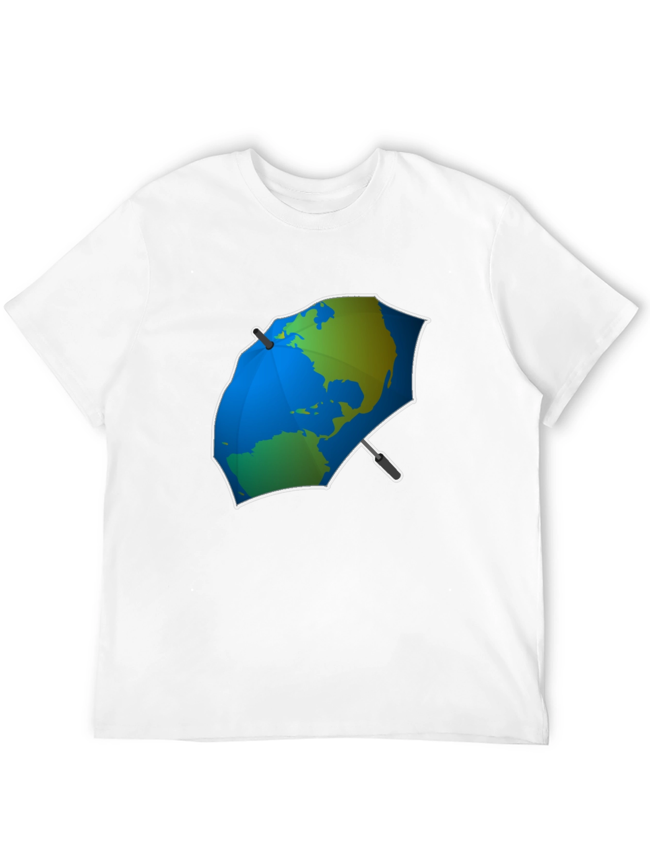 Earth Umbrella Graphic Tee - Protect Our Planet
