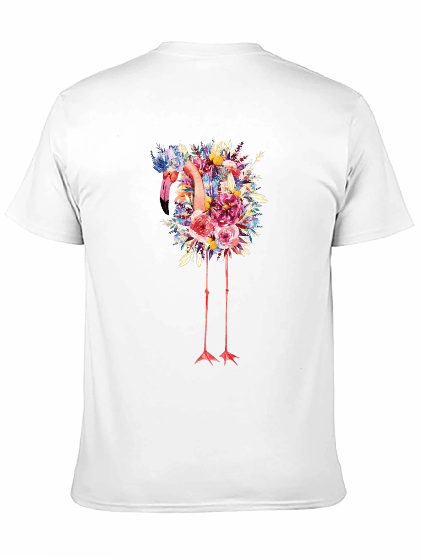 Floral Flamingo Graphic Tee