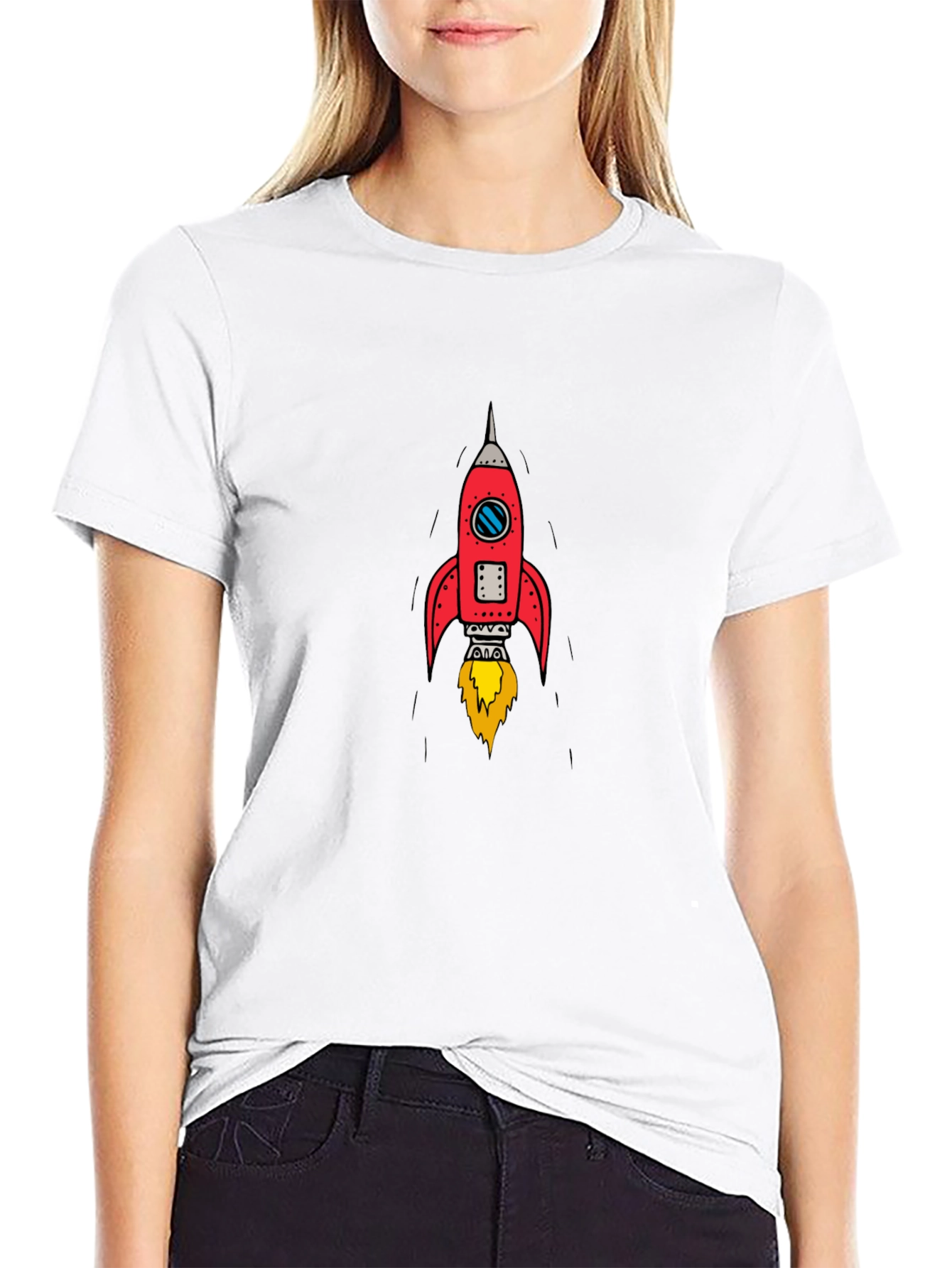Red Rocket T-Shirt - Blast Off In Style!