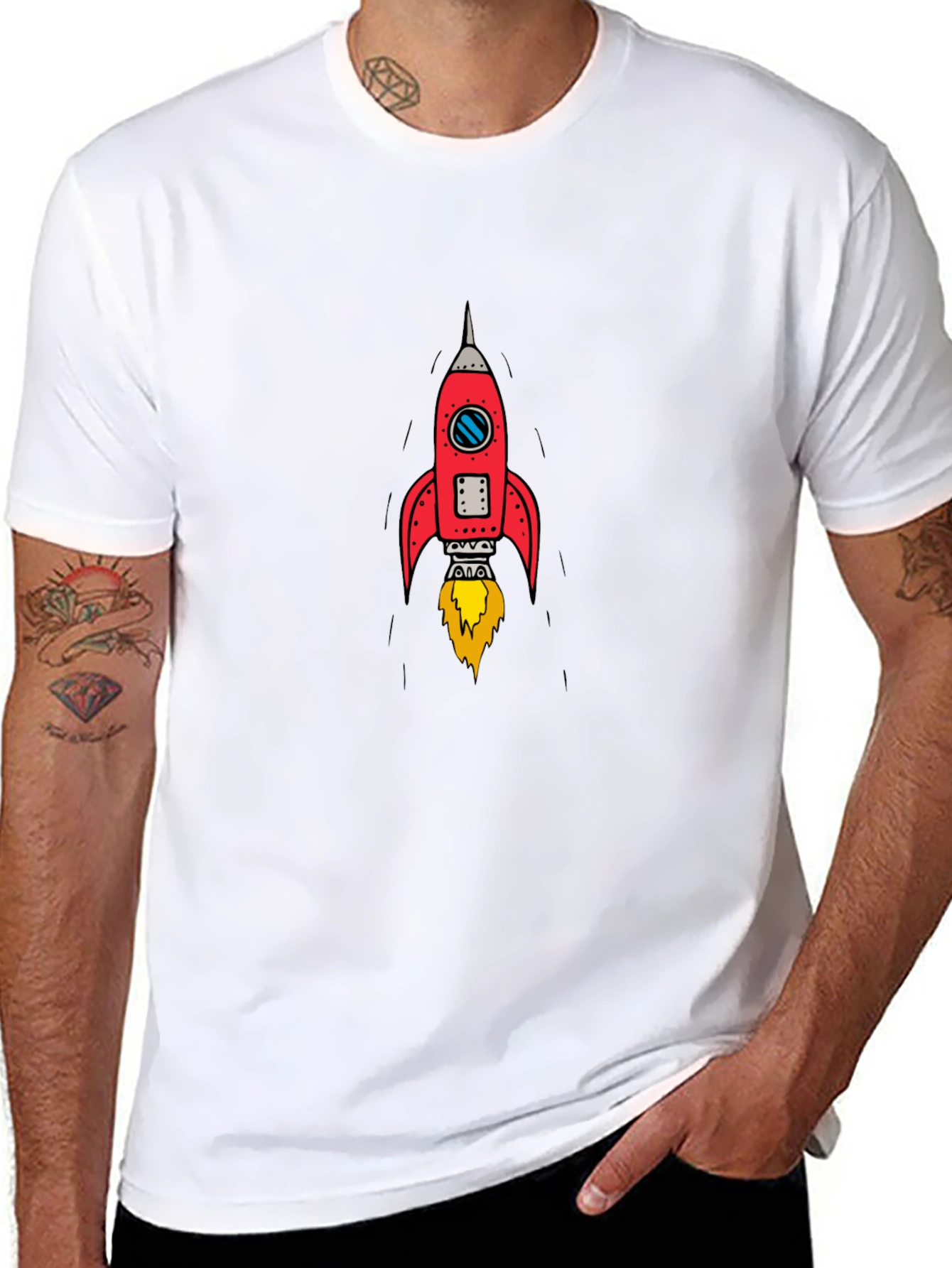 Red Rocket T-Shirt - Blast Off In Style!