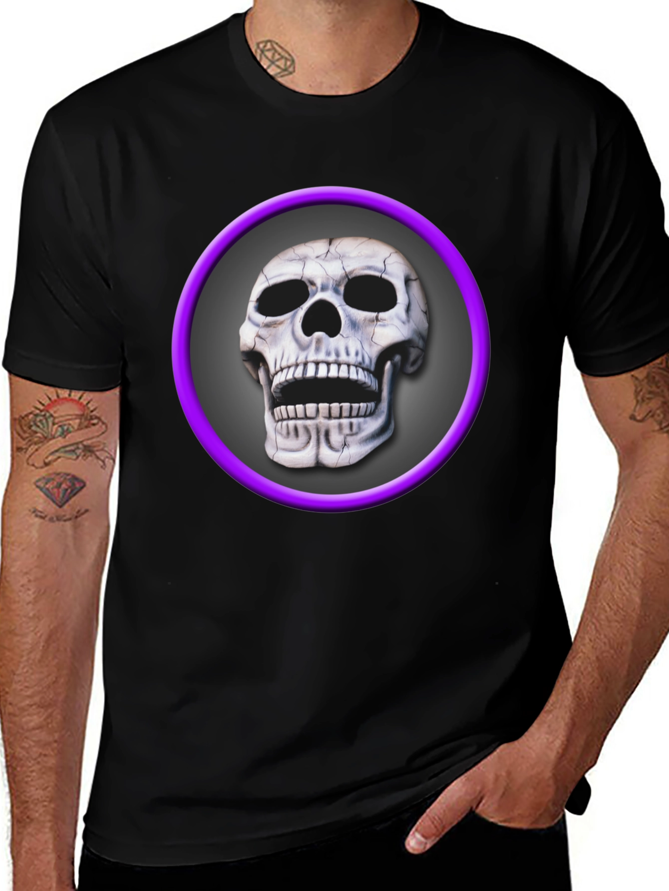 Skull Graphic Tee - Edgy Style