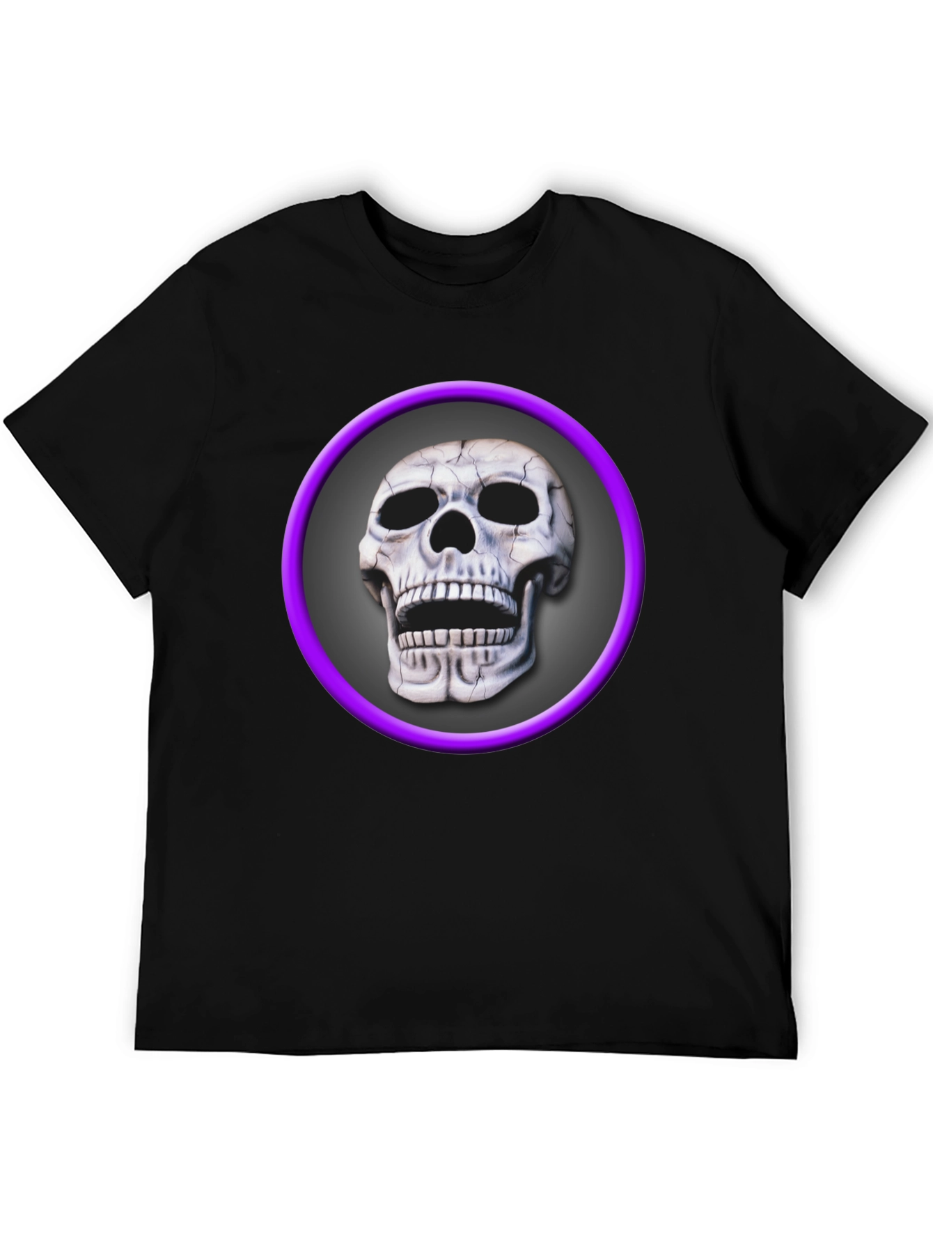 Skull Graphic Tee - Edgy Style