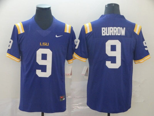 Men's Cincinnati Bengals Joe Burrow #9 Purple Game Jerseys