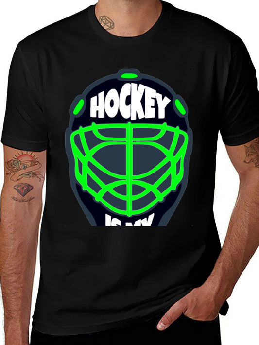 Hockey Is My... T-Shirt - Black