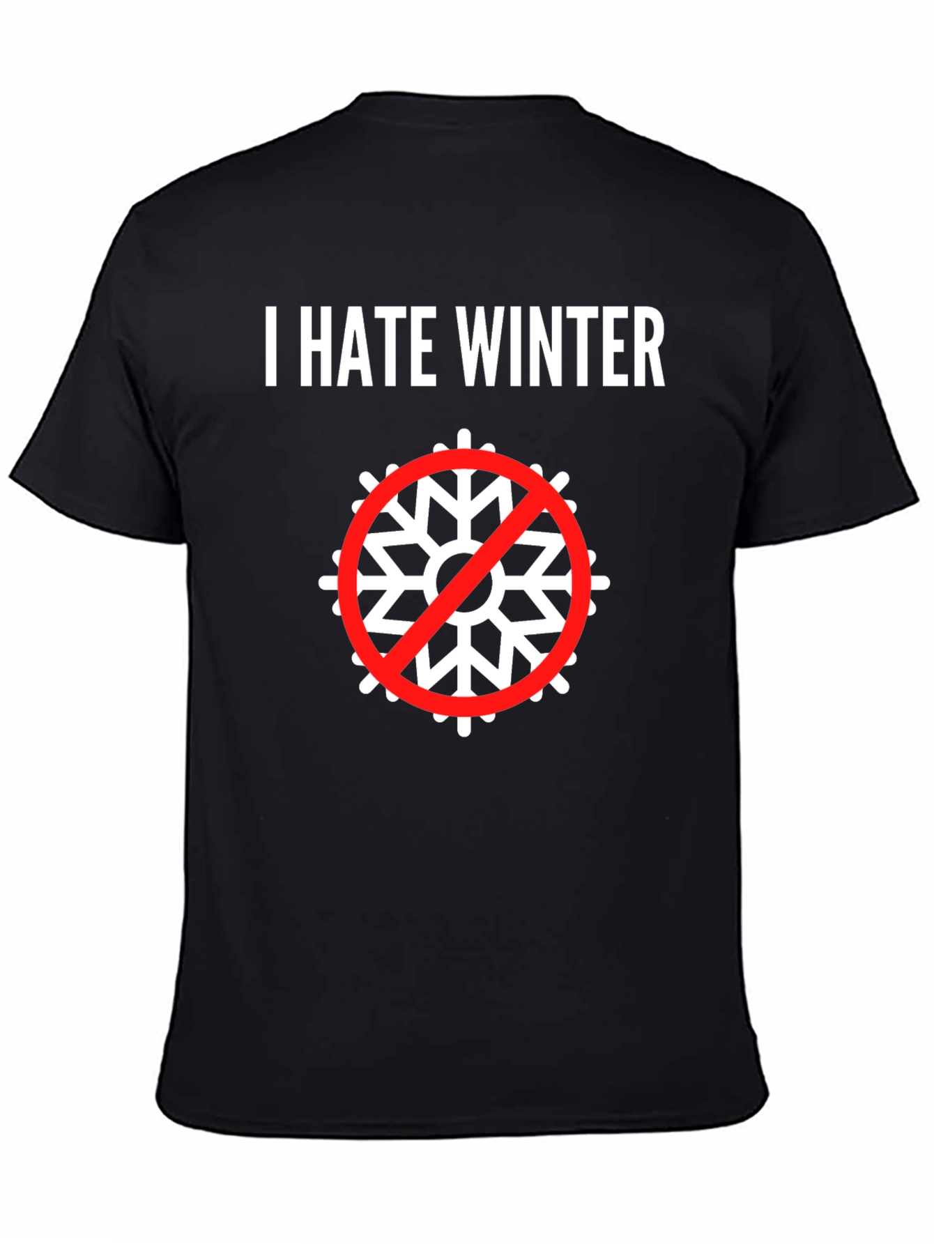 I Hate Winter T-Shirt: Anti-Snowflake Tee