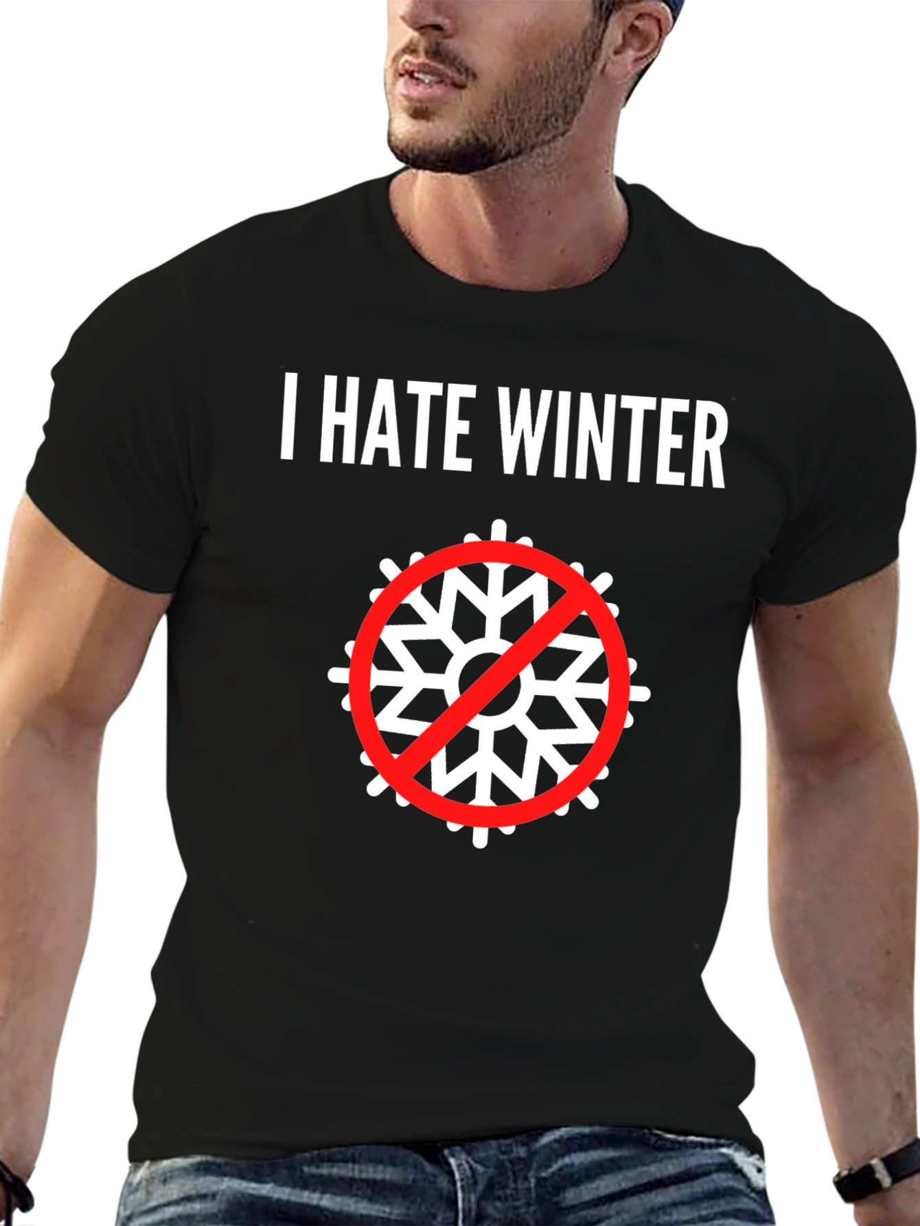 I Hate Winter T-Shirt: Anti-Snowflake Tee