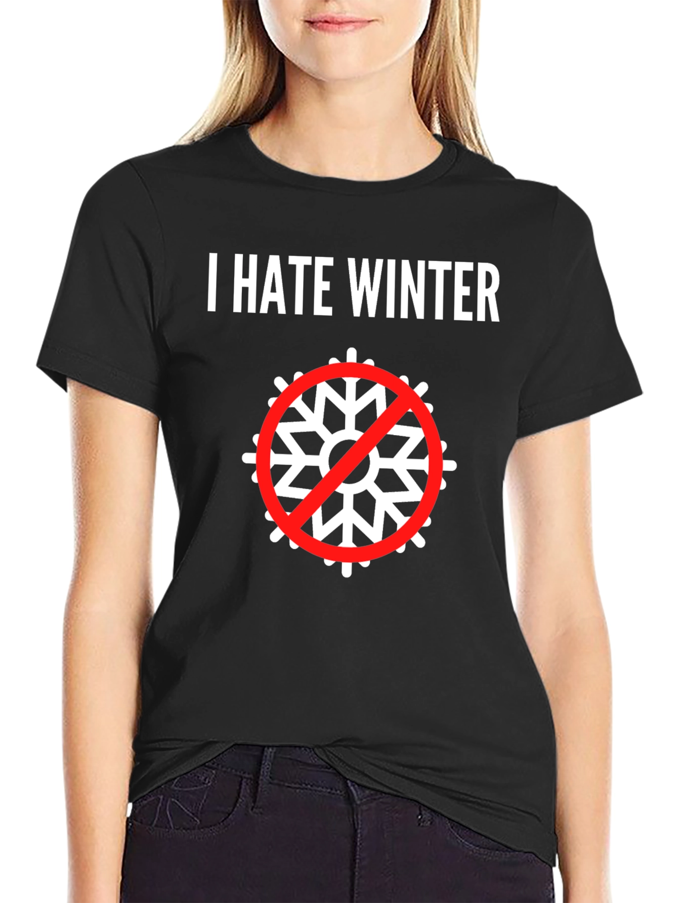 I Hate Winter T-Shirt: Anti-Snowflake Tee