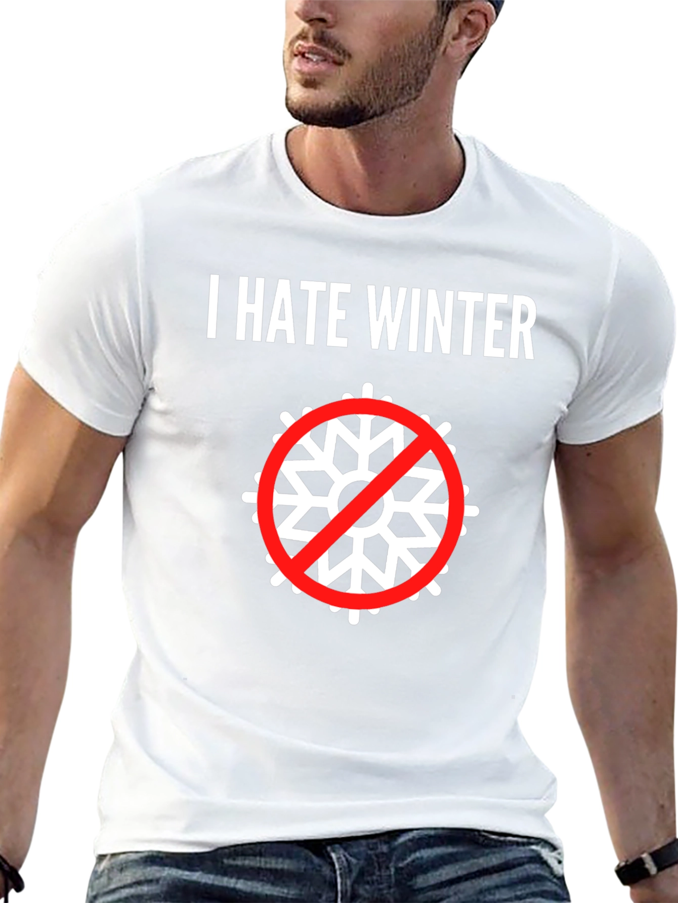 I Hate Winter T-Shirt: Anti-Snowflake Tee