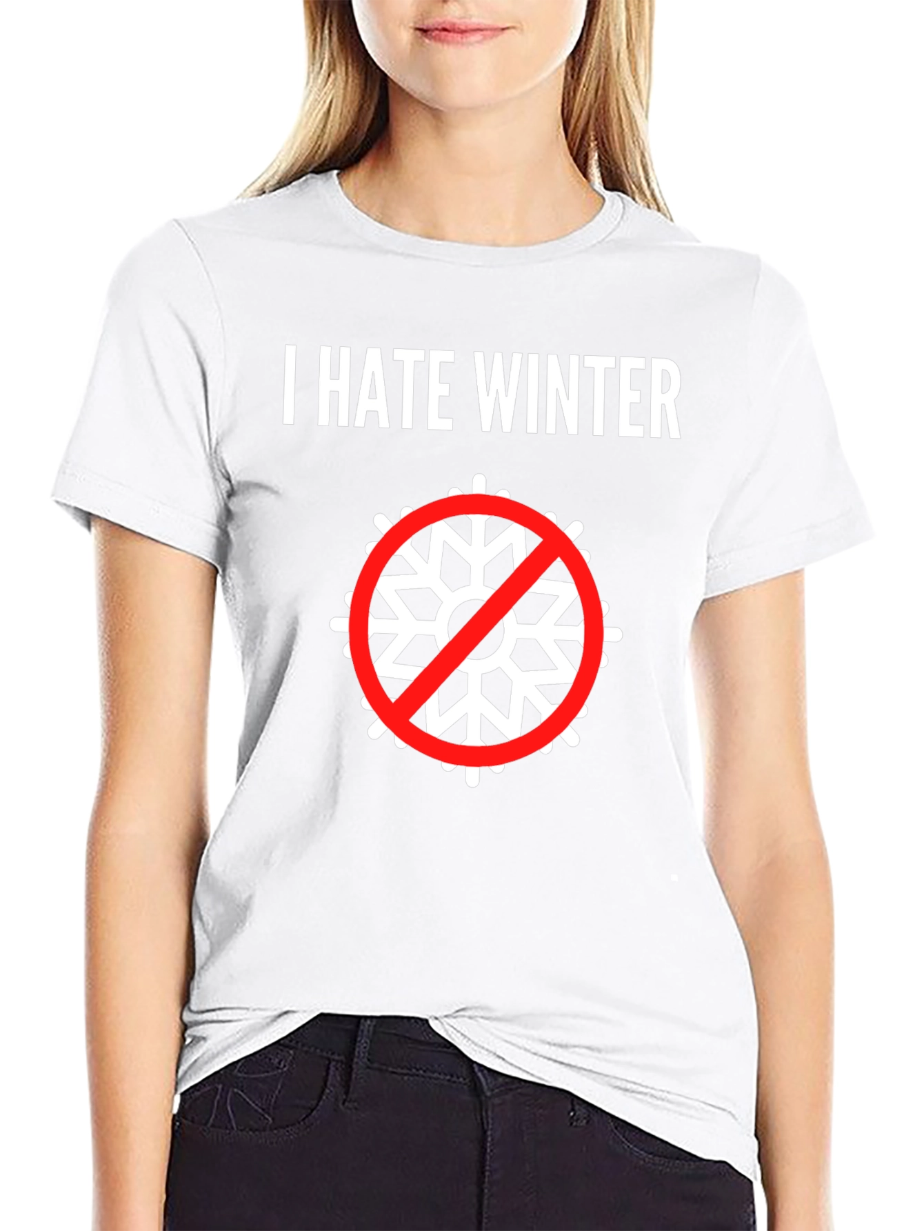 I Hate Winter T-Shirt: Anti-Snowflake Tee