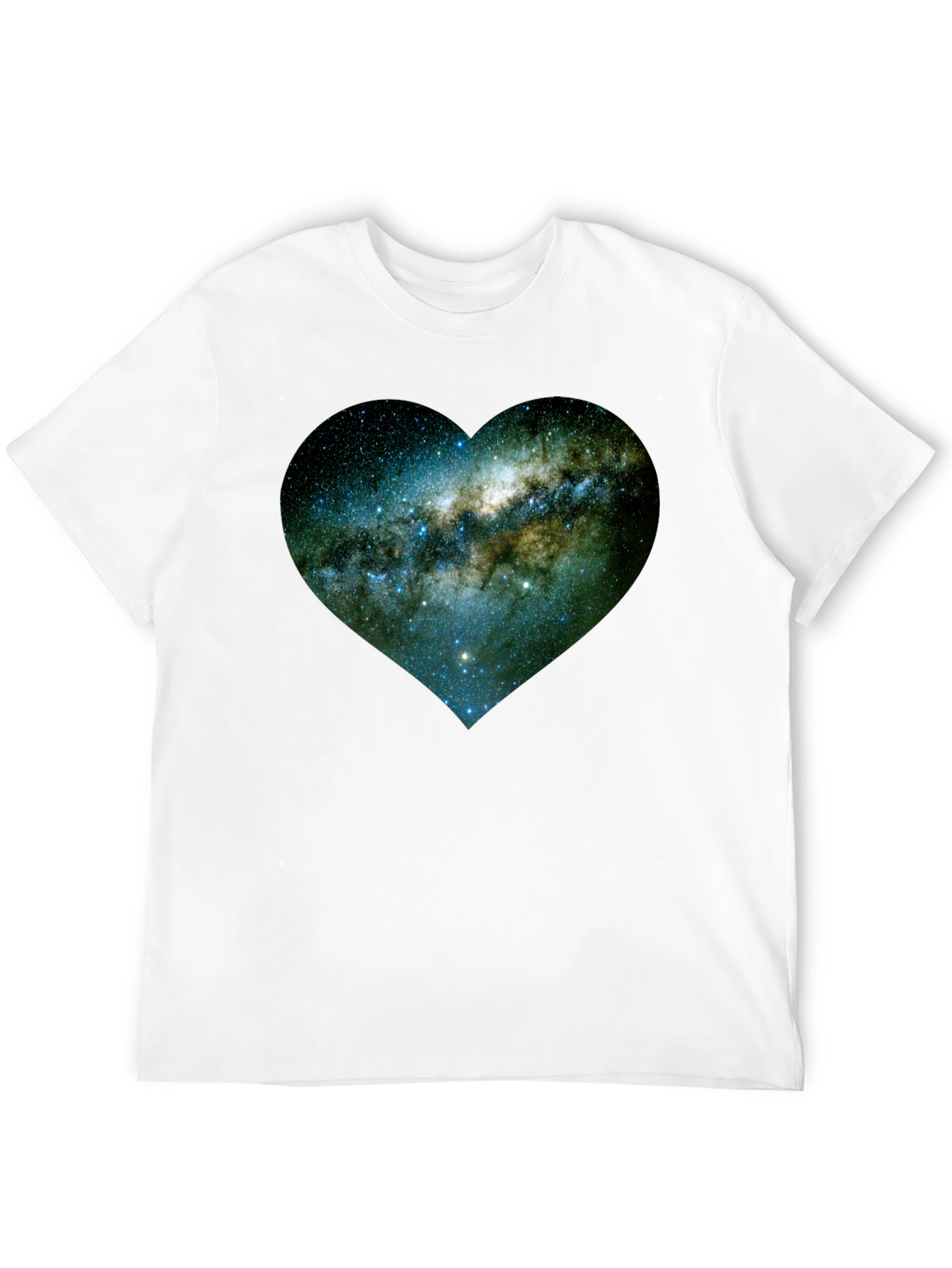 Galaxy Heart Tee - Black Unisex T-Shirt