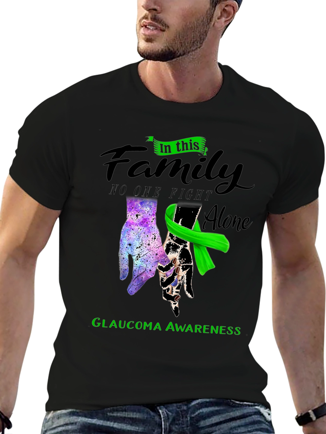 Glaucoma Awareness Family T-Shirt