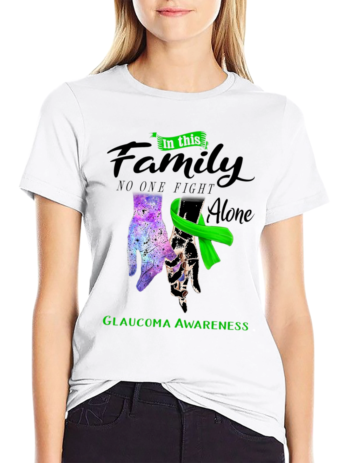Glaucoma Awareness Family T-Shirt