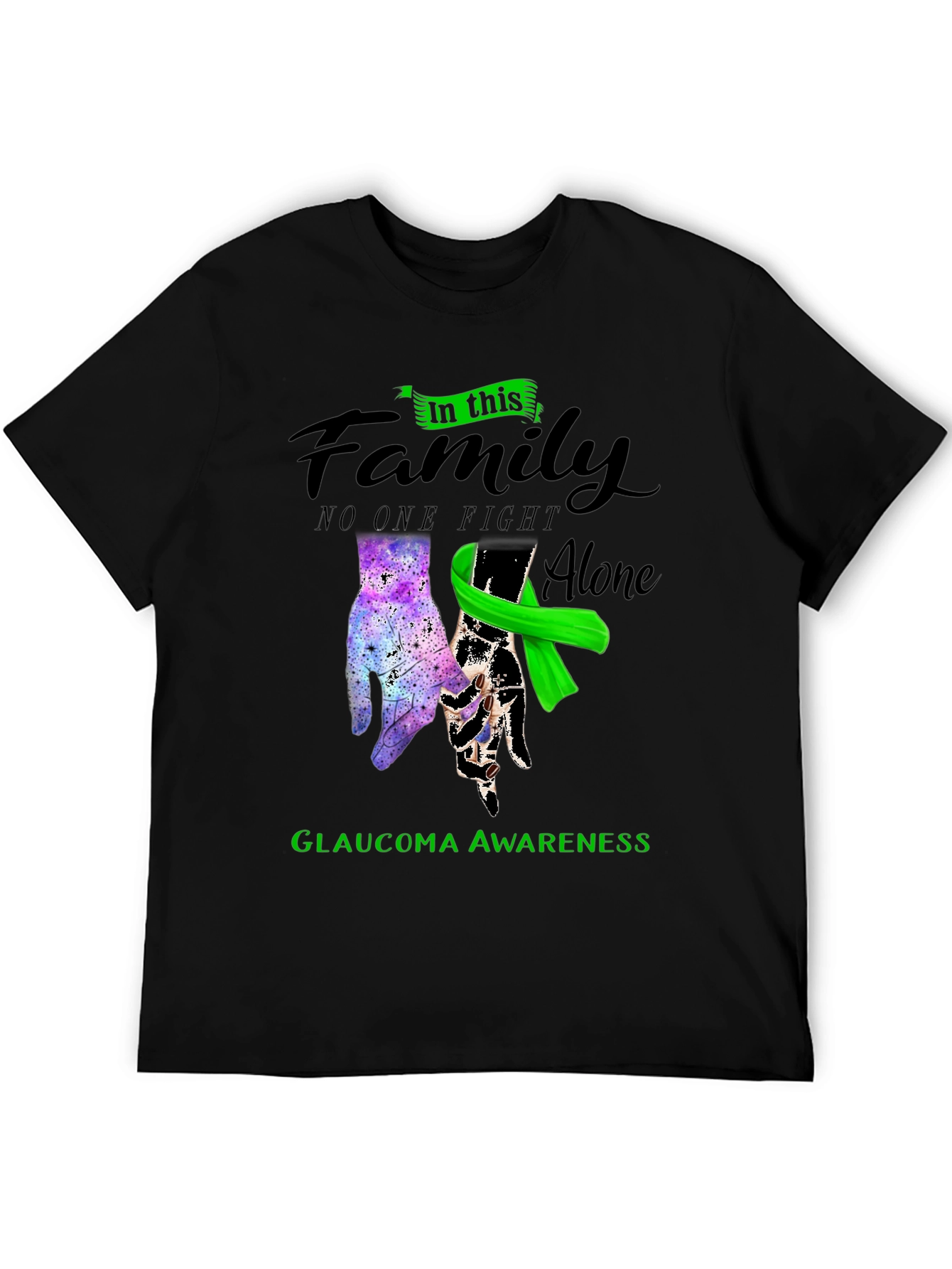 Glaucoma Awareness Family T-Shirt