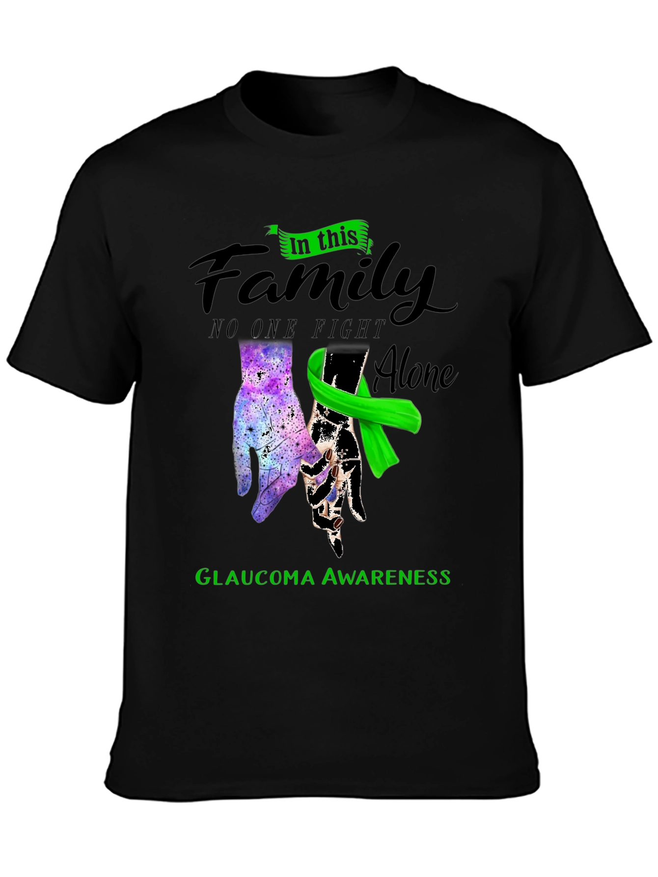 Glaucoma Awareness Family T-Shirt