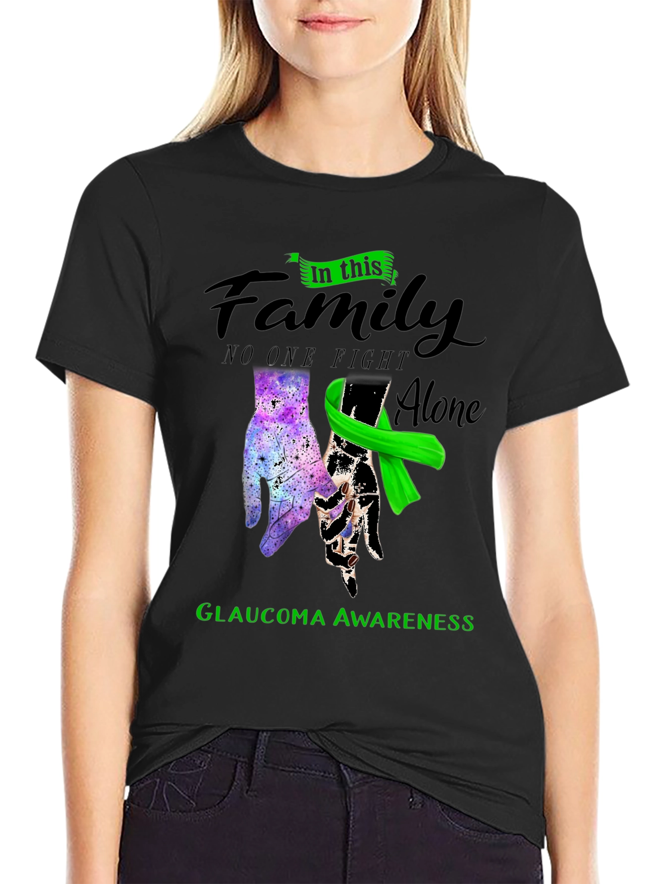 Glaucoma Awareness Family T-Shirt
