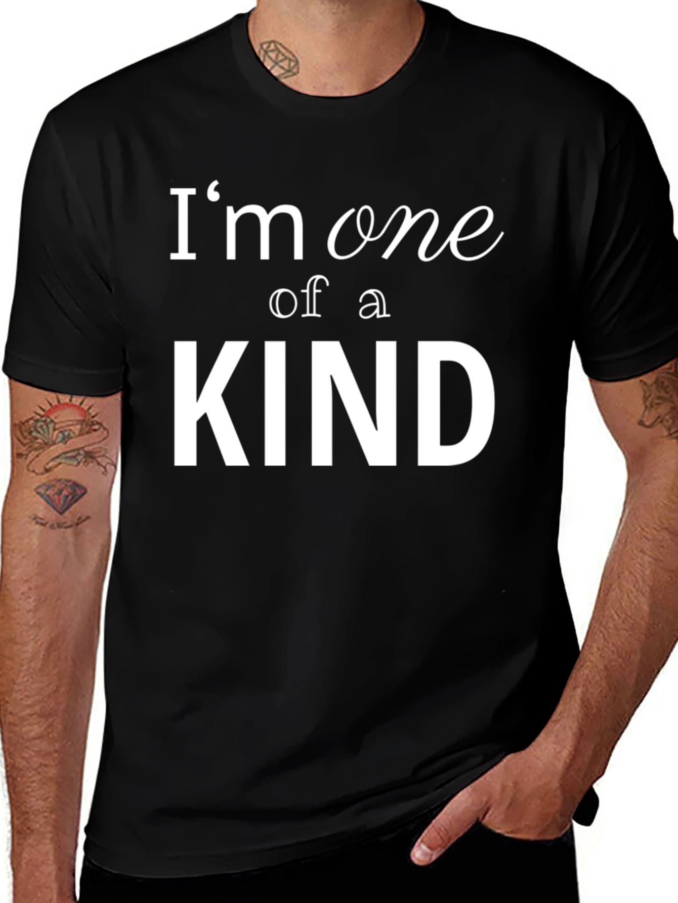 One of a Kind Graphic Tee - Black