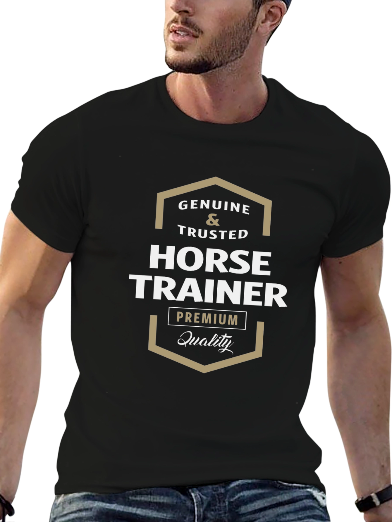 Genuine Horse Trainer Premium Quality T-Shirt