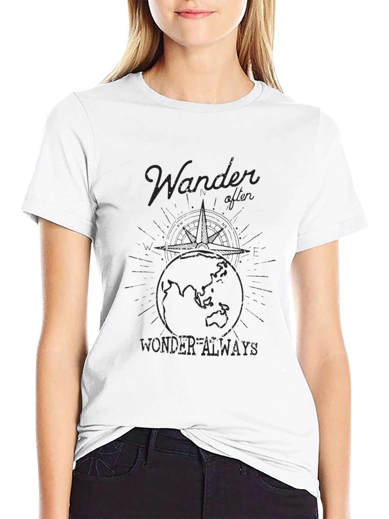 Wander Often Wonder Always Graphic Tee
