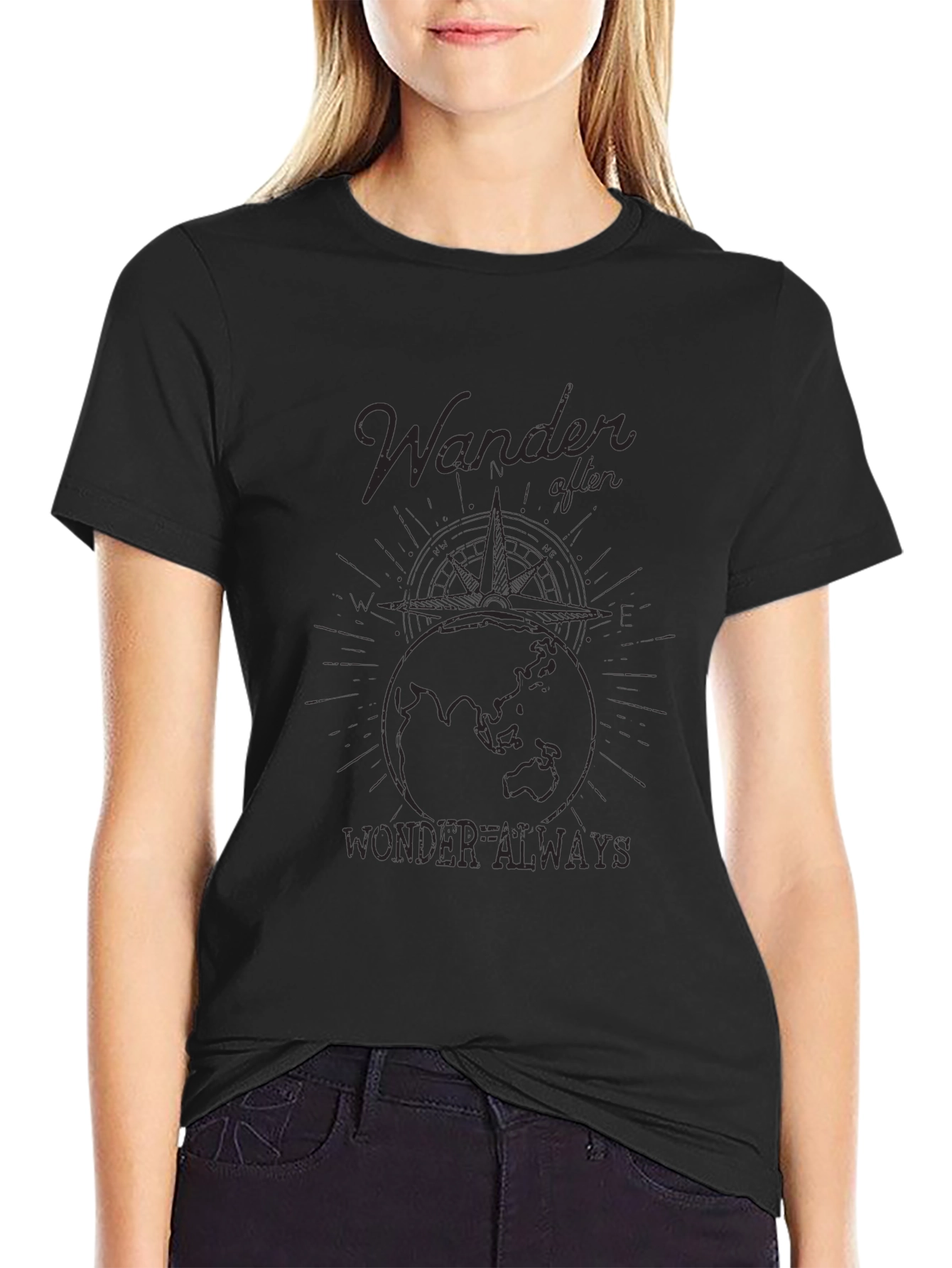 Wander Often Wonder Always Graphic Tee