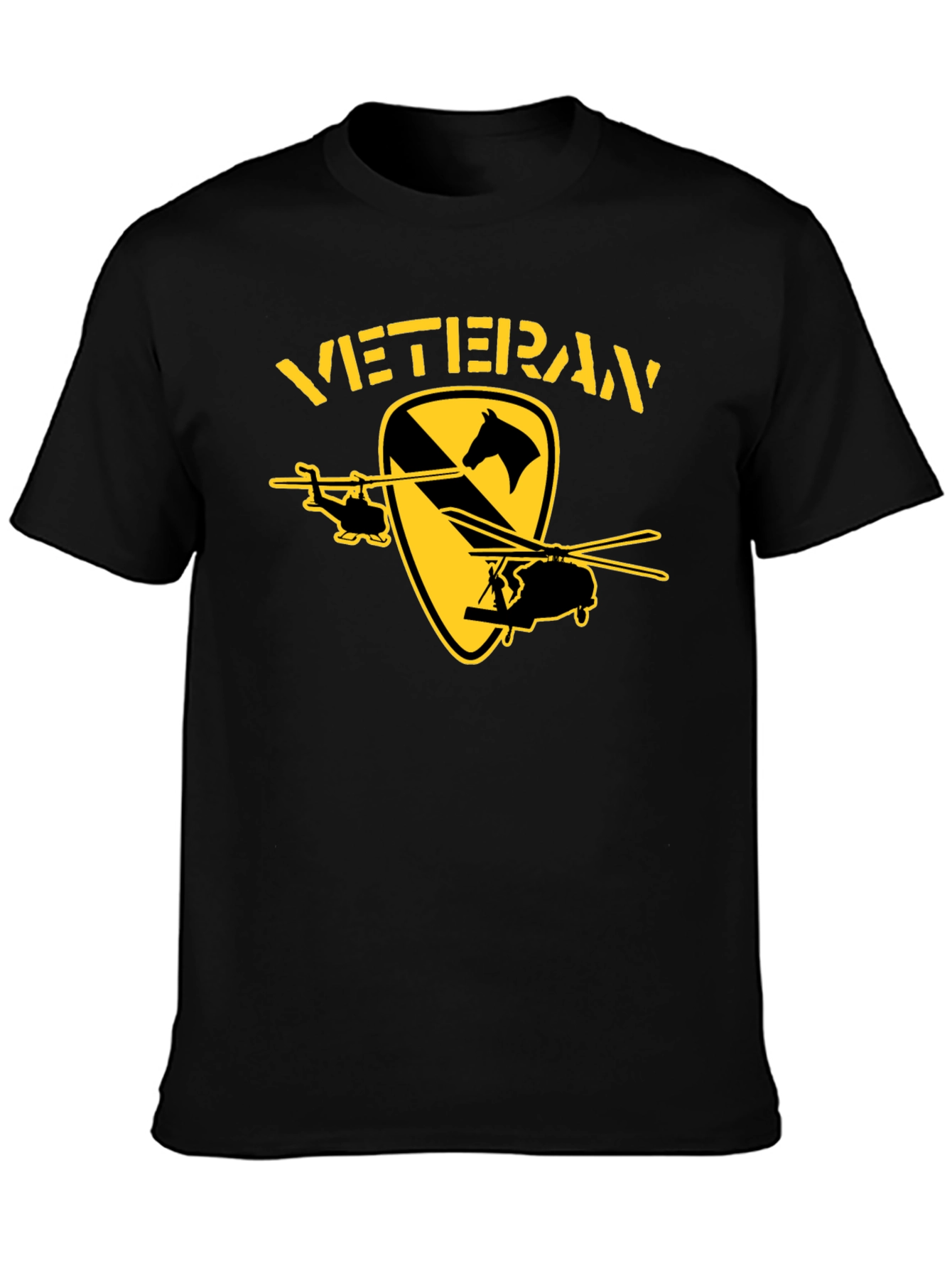 Veteran T-Shirt - 1st Cavalry Division Design