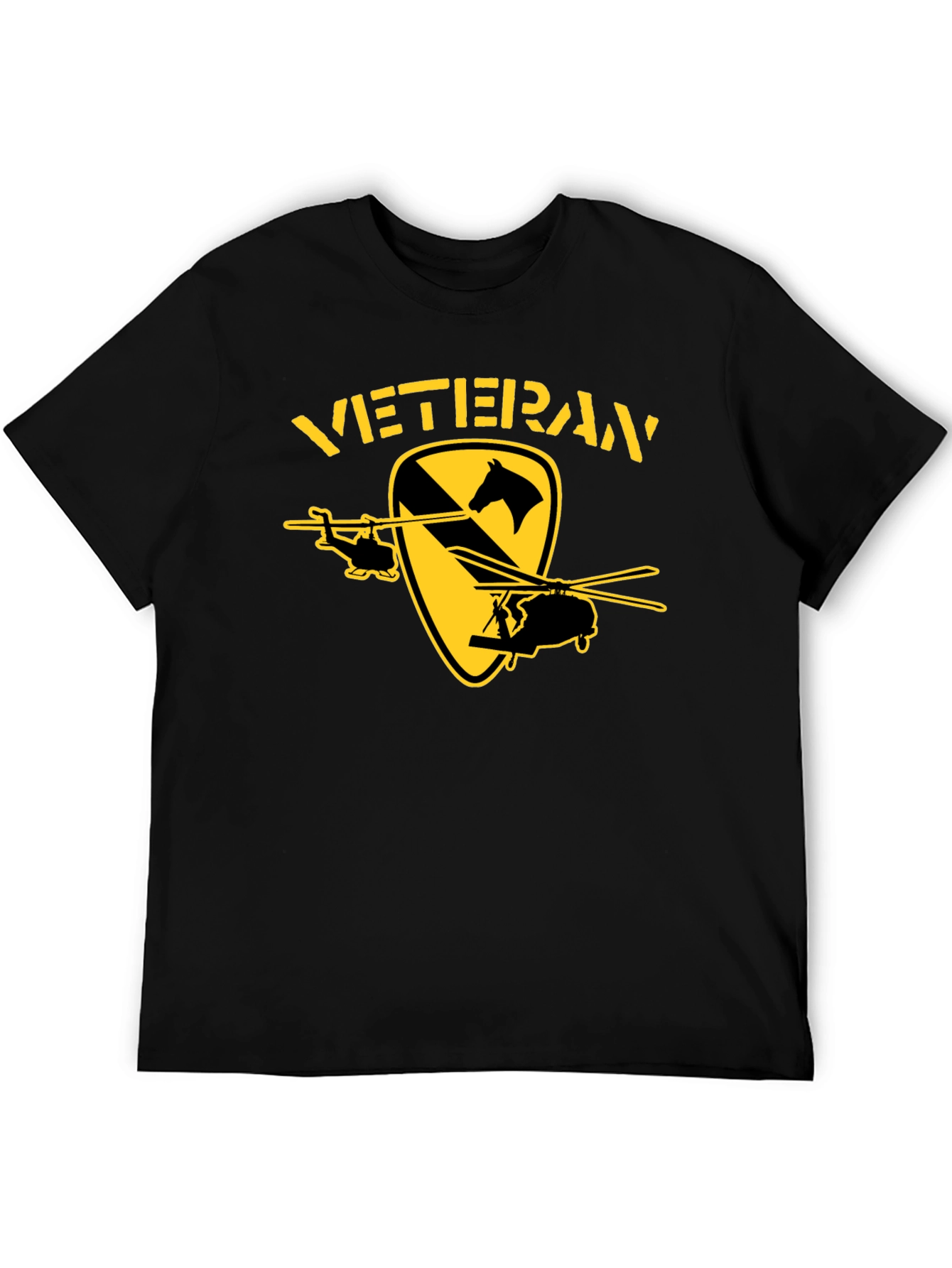 Veteran T-Shirt - 1st Cavalry Division Design