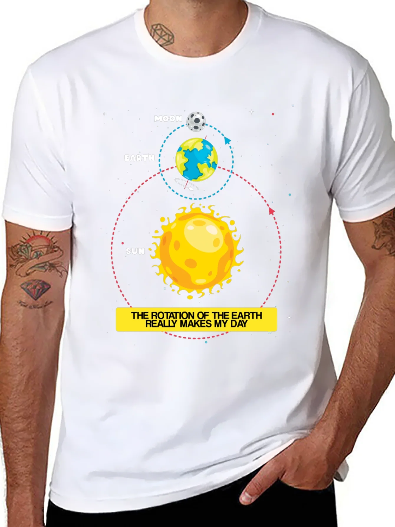 Earth Rotation Makes My Day T-Shirt