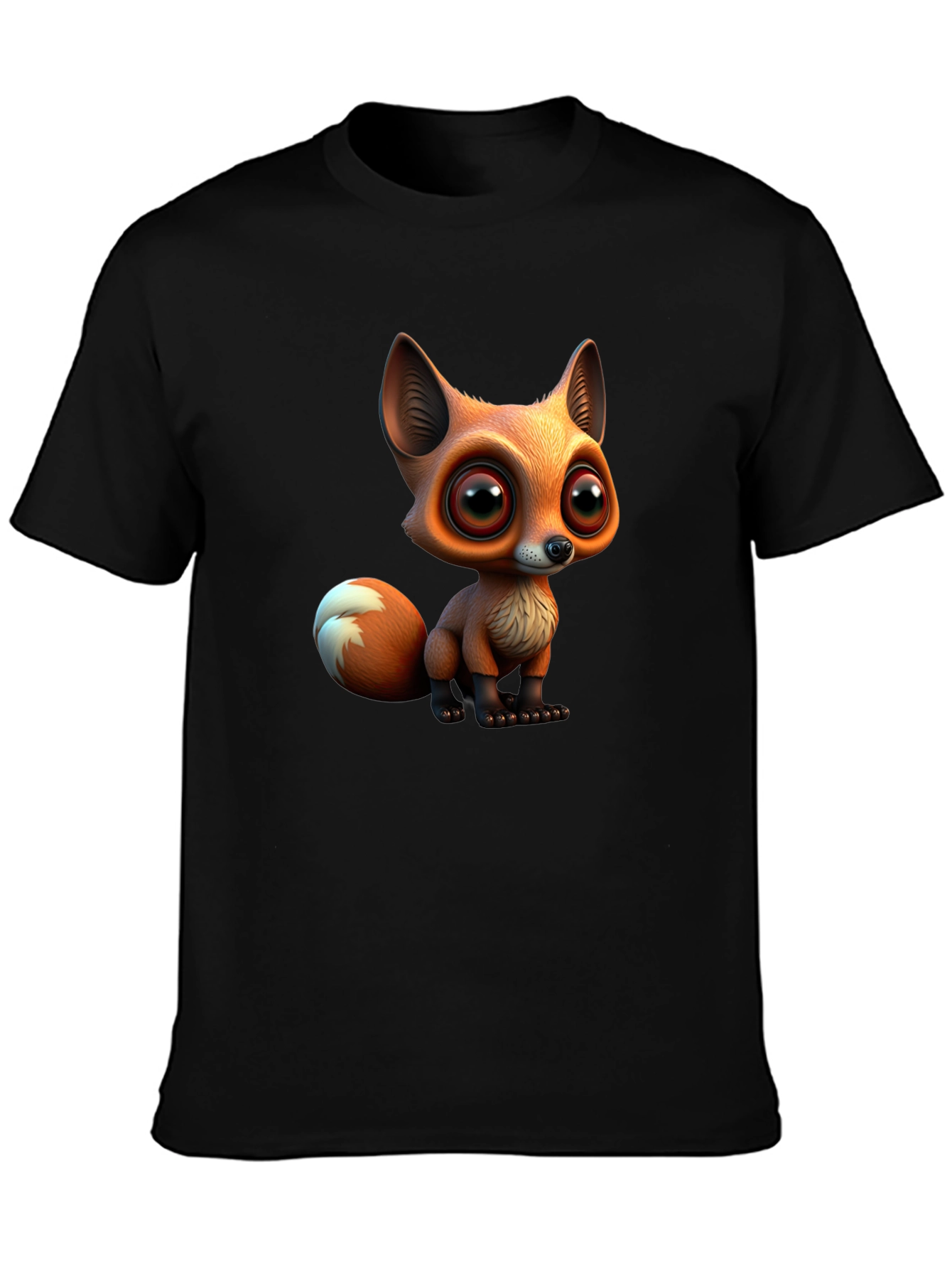 Cartoon Fox Graphic Tee